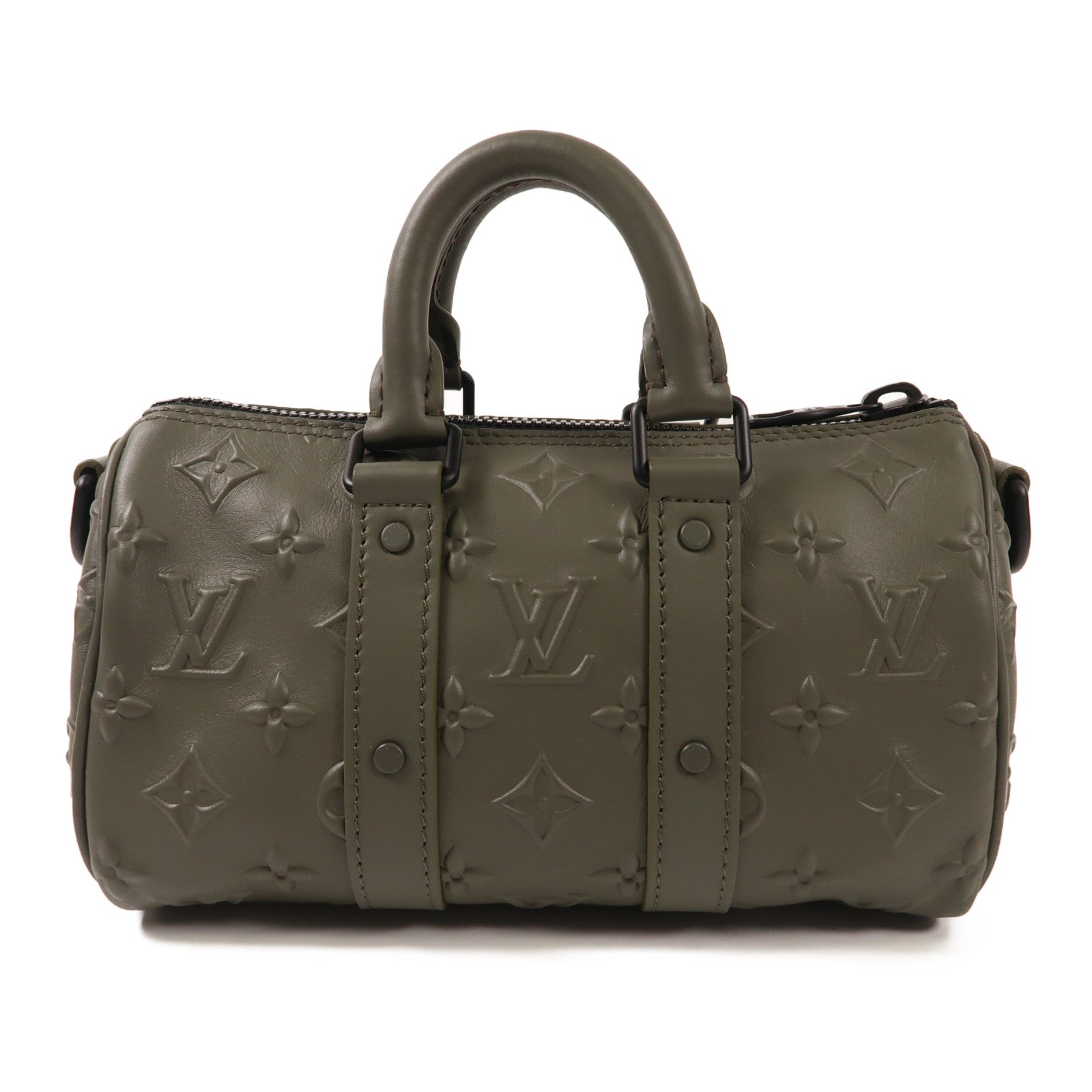 LOUIS VUITTON 牛皮皮革Keepall Xs手挽肩背兩用袋