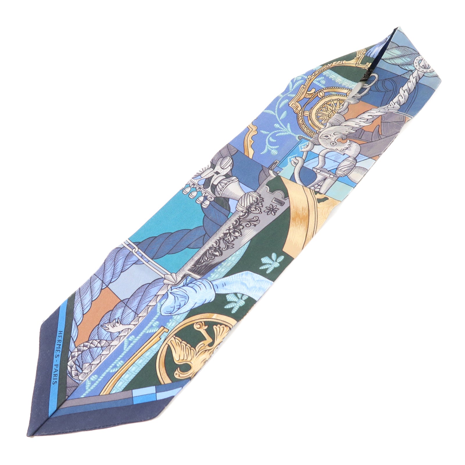 HERMES 絲質Twilly絲巾