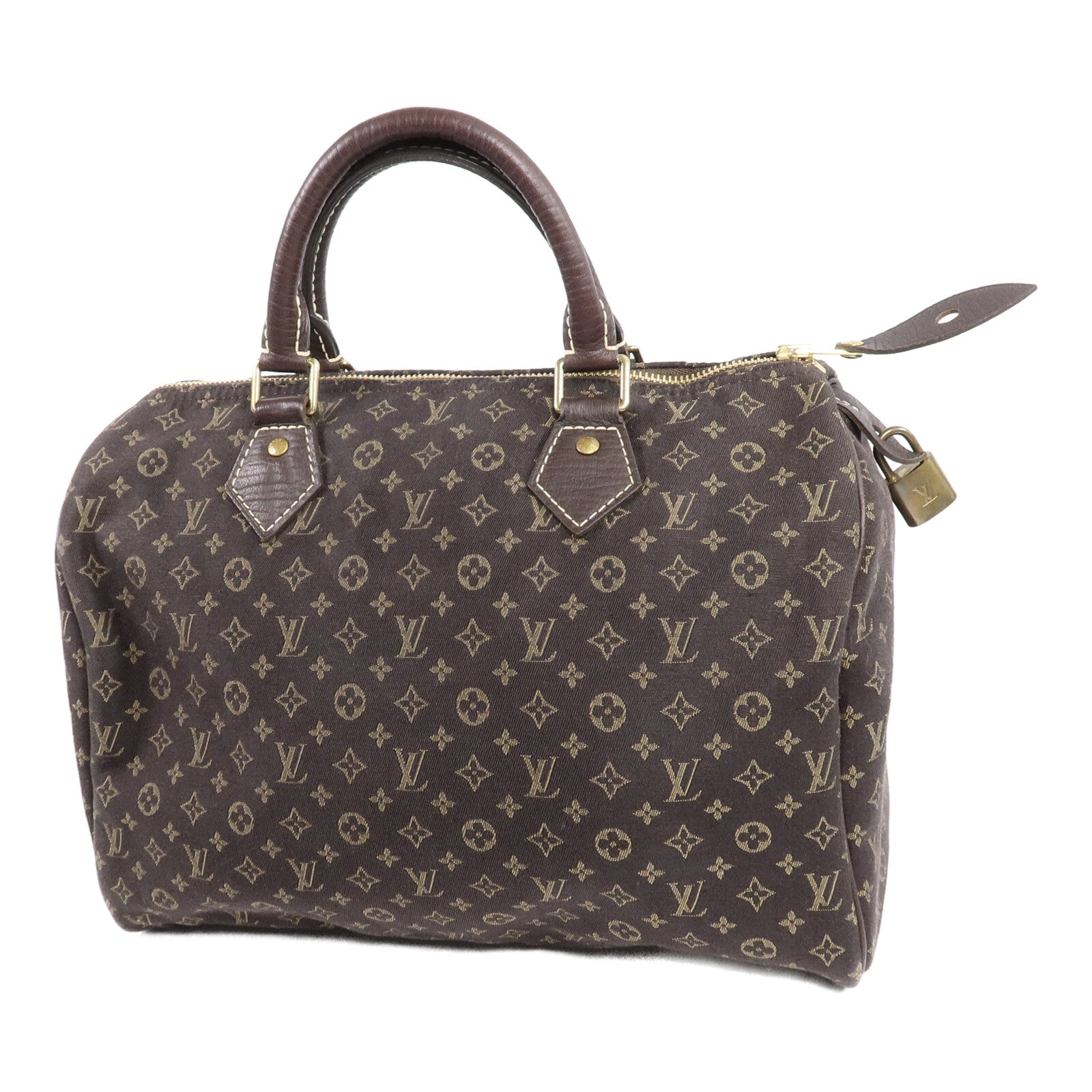 LOUIS VUITTON Monogram Mini Lin Speedy 30手挽袋