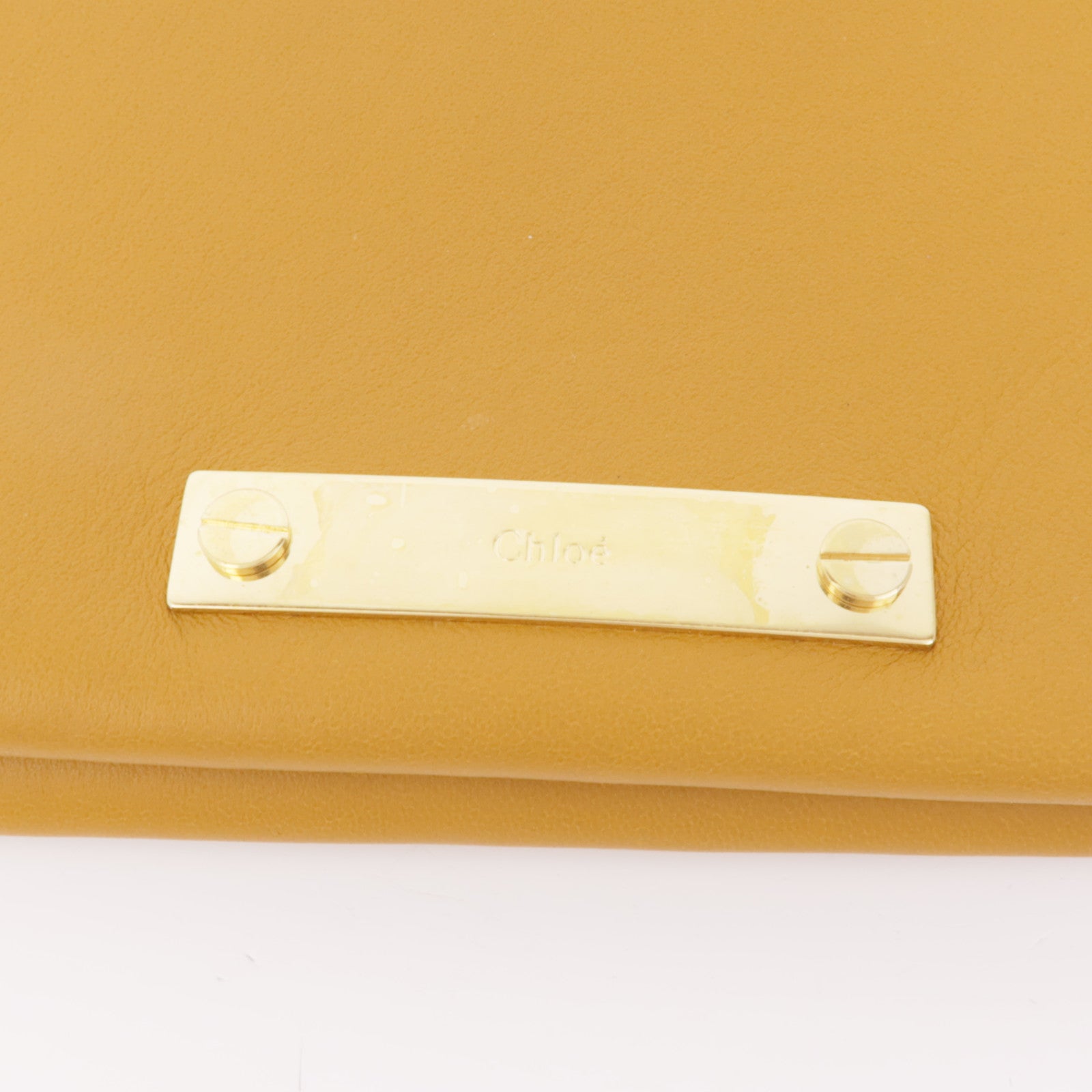 Chloe 皮革Clutch/Large Wallet金扣手拿包