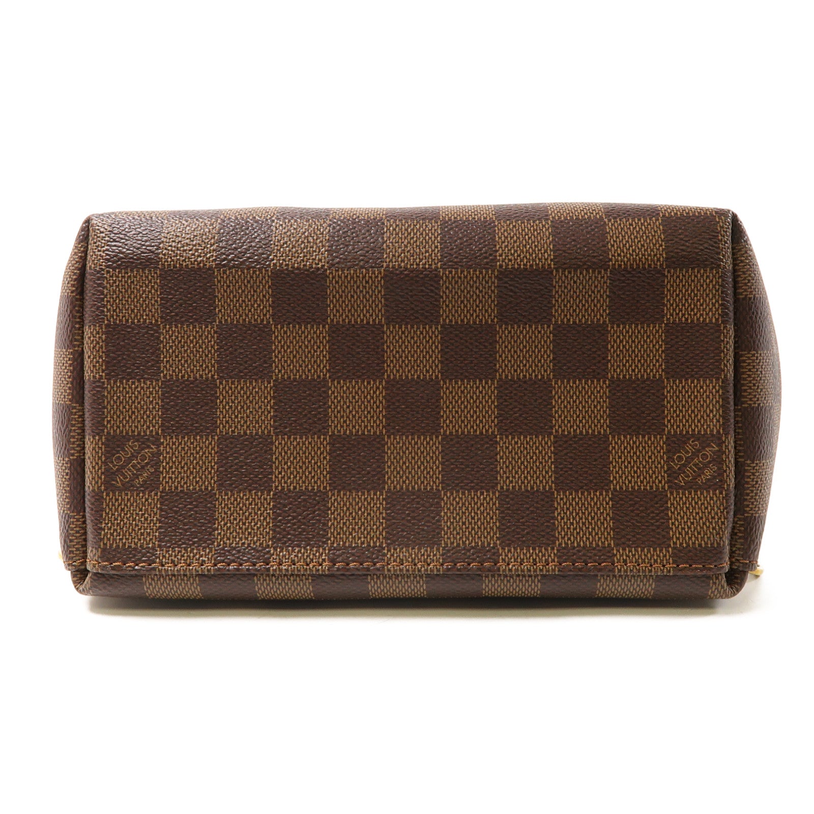 LOUIS VUITTON Damier Clapton金扣背包棕色/米色