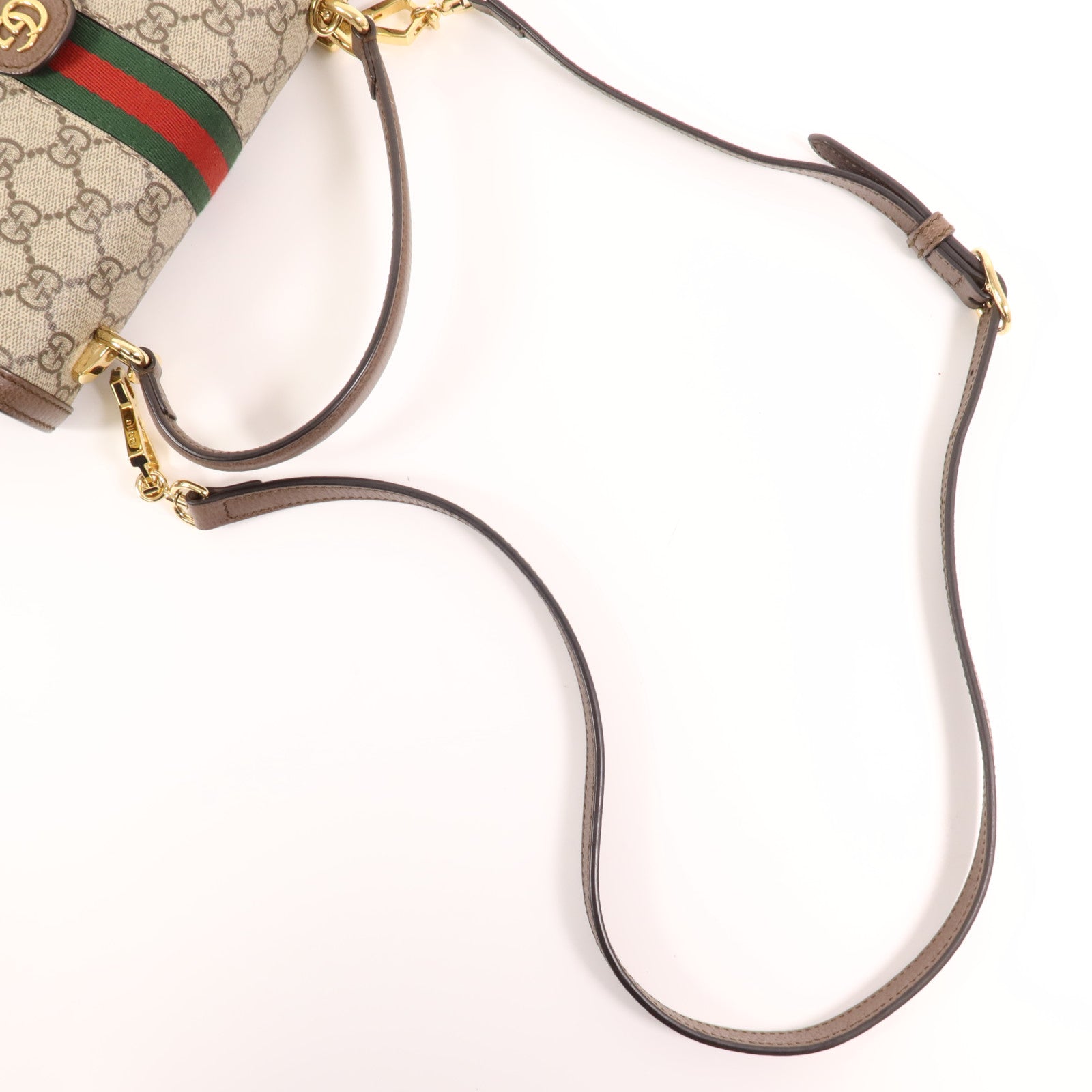 GUCCI 塗層帆布Top Handle金扣手挽肩背兩用袋