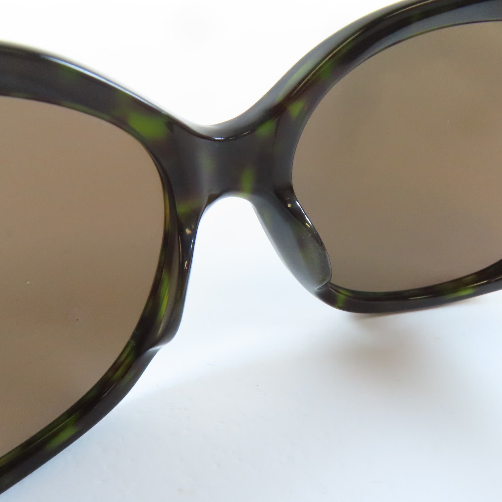 CHANEL PVC Sunglasses太陽眼鏡黑色/綠色