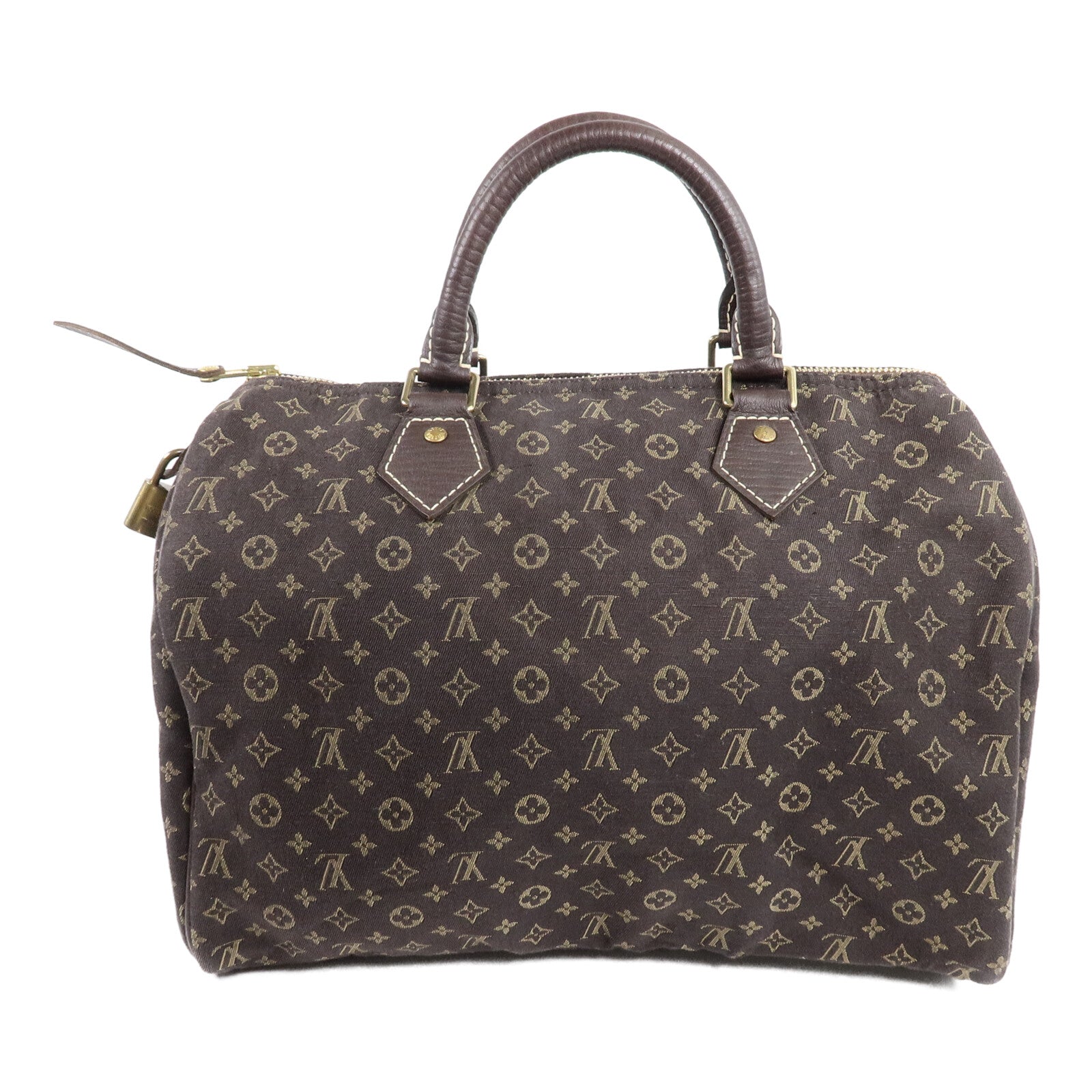 LOUIS VUITTON Monogram Mini Lin Speedy 30手挽袋