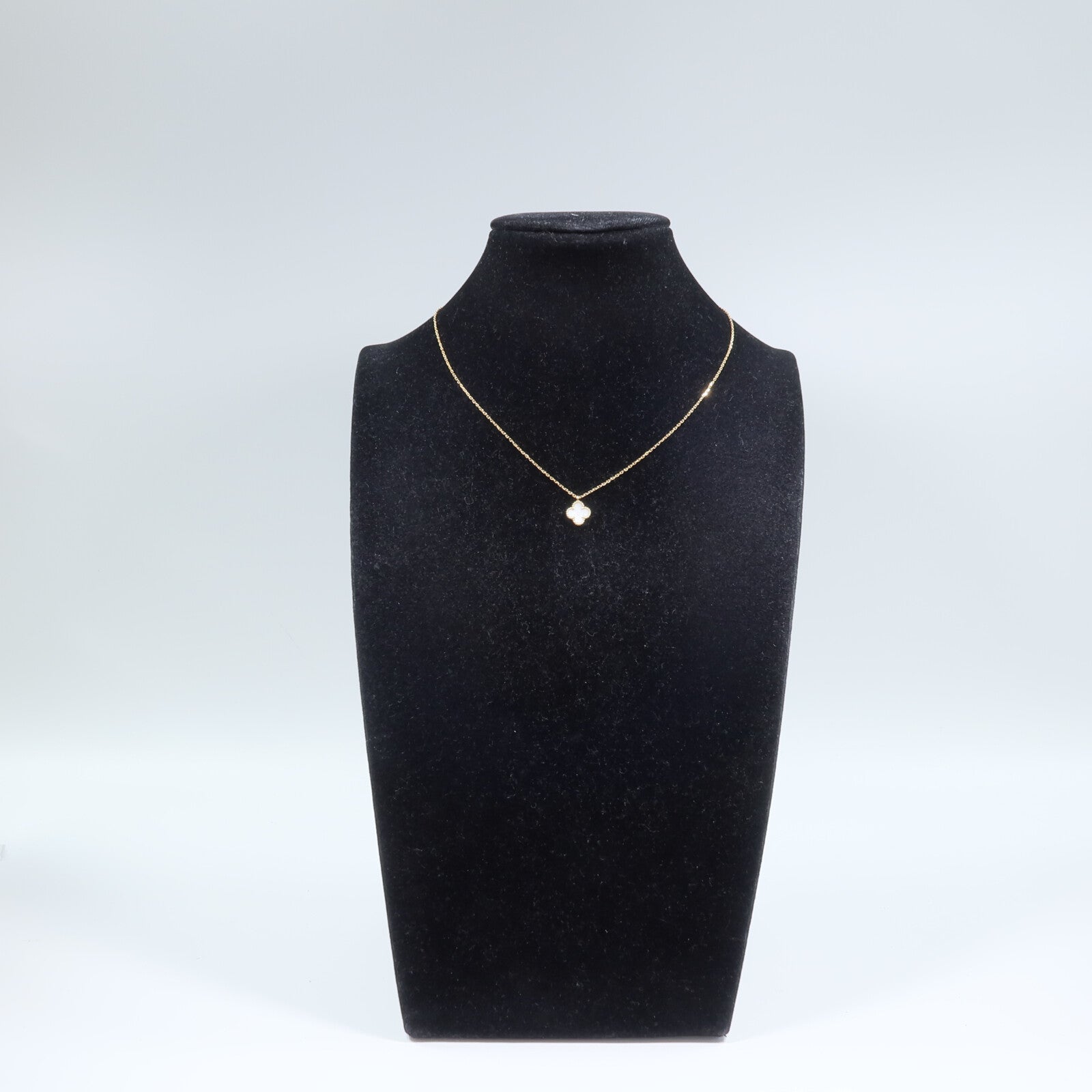 Van Cleef & Arpels 18K黃金/珍珠母貝Sweet Alhambra項鍊