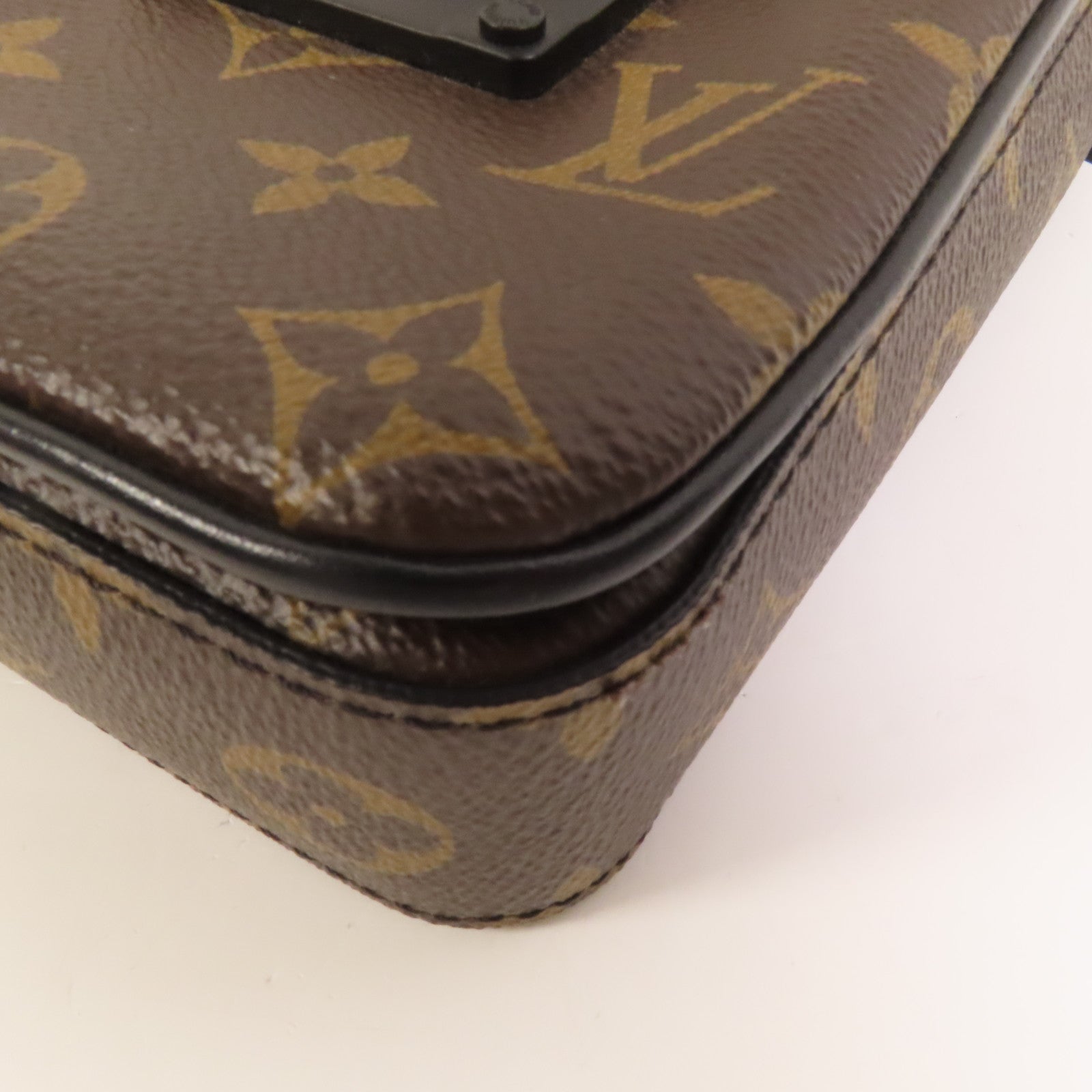 LOUIS VUITTON 【激減優惠】Monogram Macassar S-Lock肩背袋