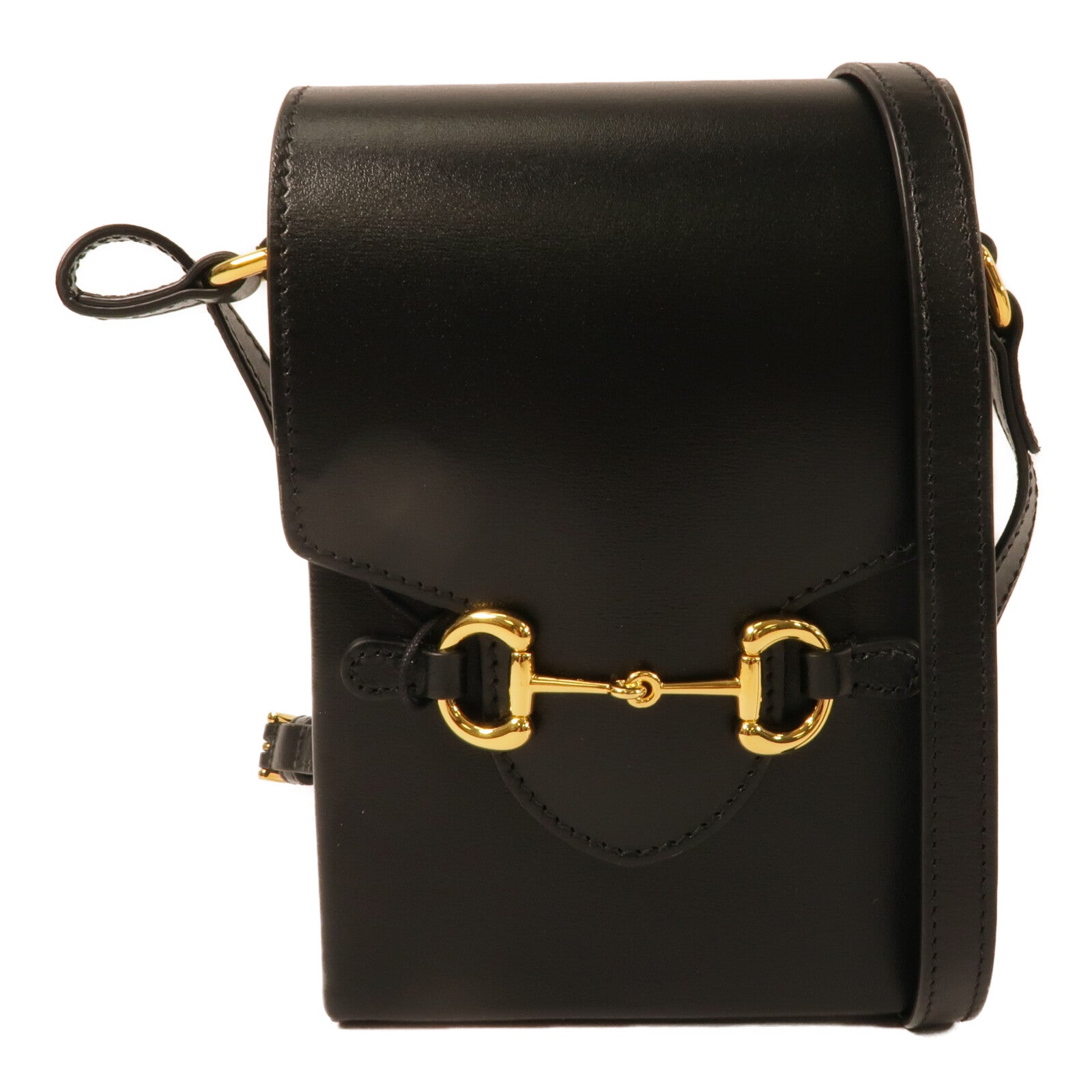 GUCCI 牛皮皮革1955 Horsebit肩背袋