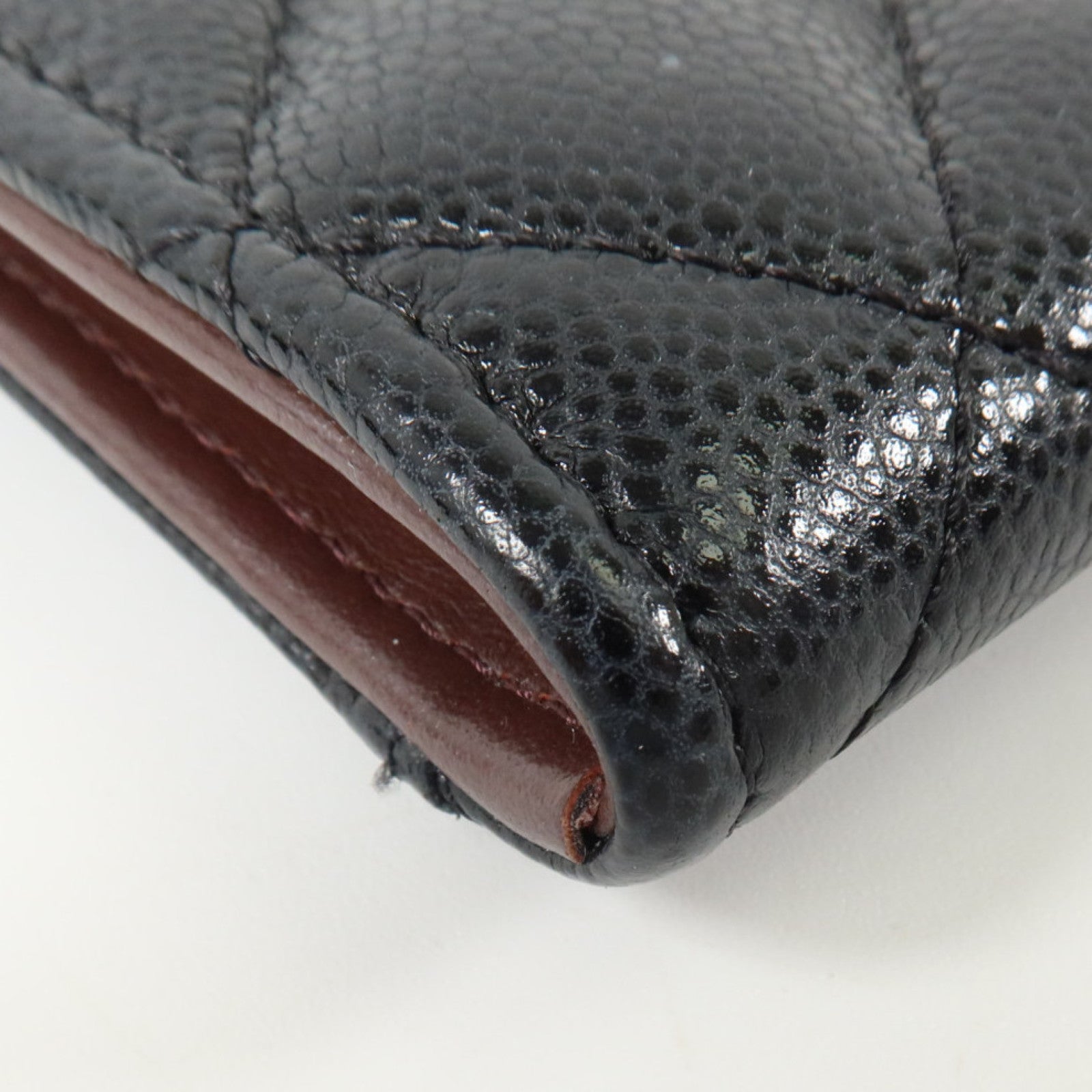 CHANEL 牛皮皮革Classic Zipped Card Holder金扣卡片套