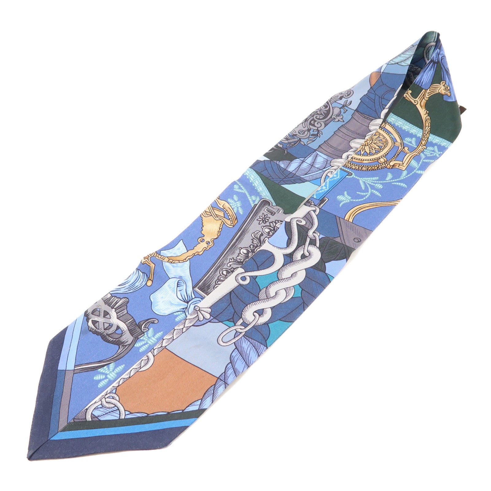 HERMES 絲質Twilly絲巾