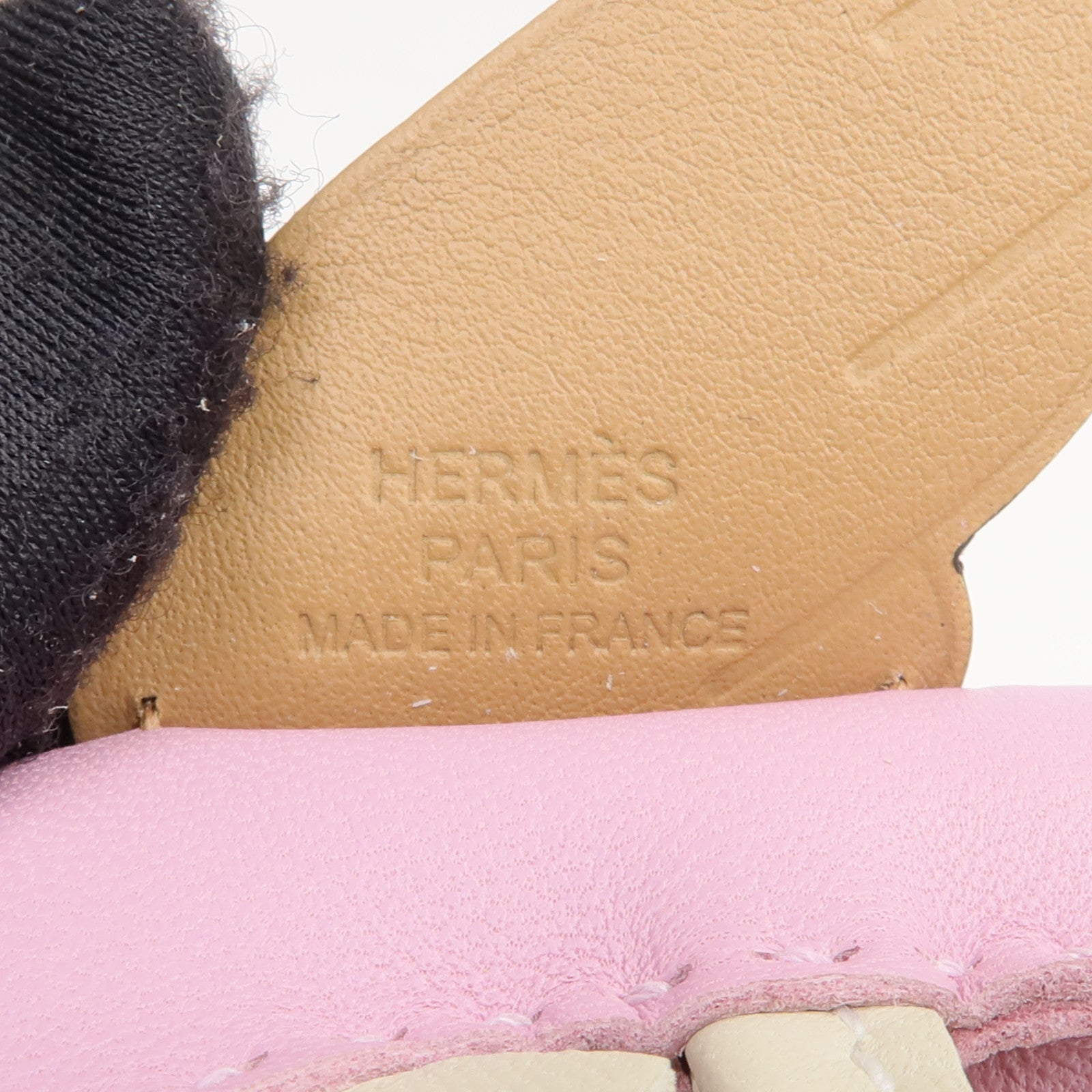 HERMES Milo/Swift皮革Rodeo Pegase PM掛飾Mauve Sylvestre/Chai/Craie