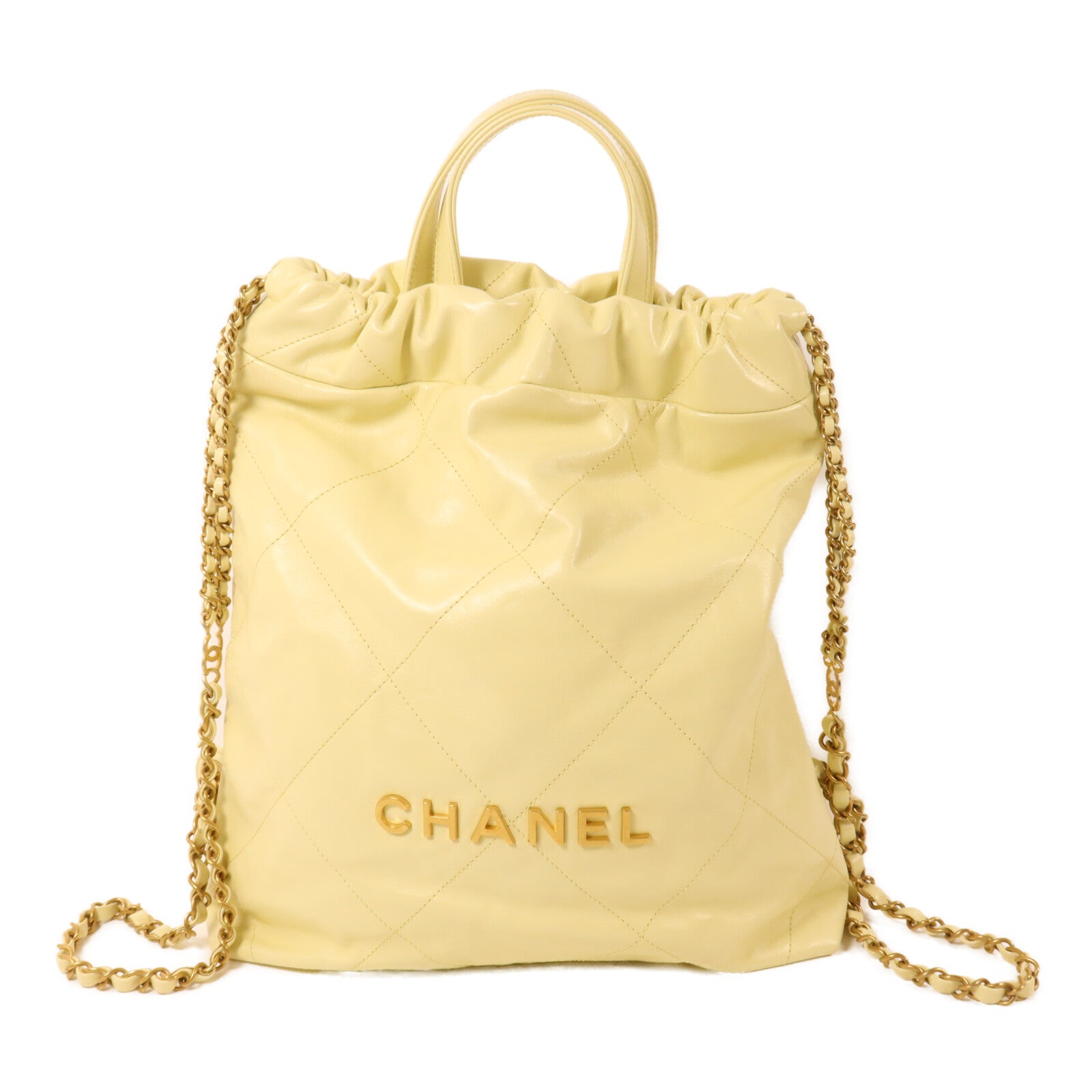 CHANEL 牛皮皮革Chanel 22鏈帶背包