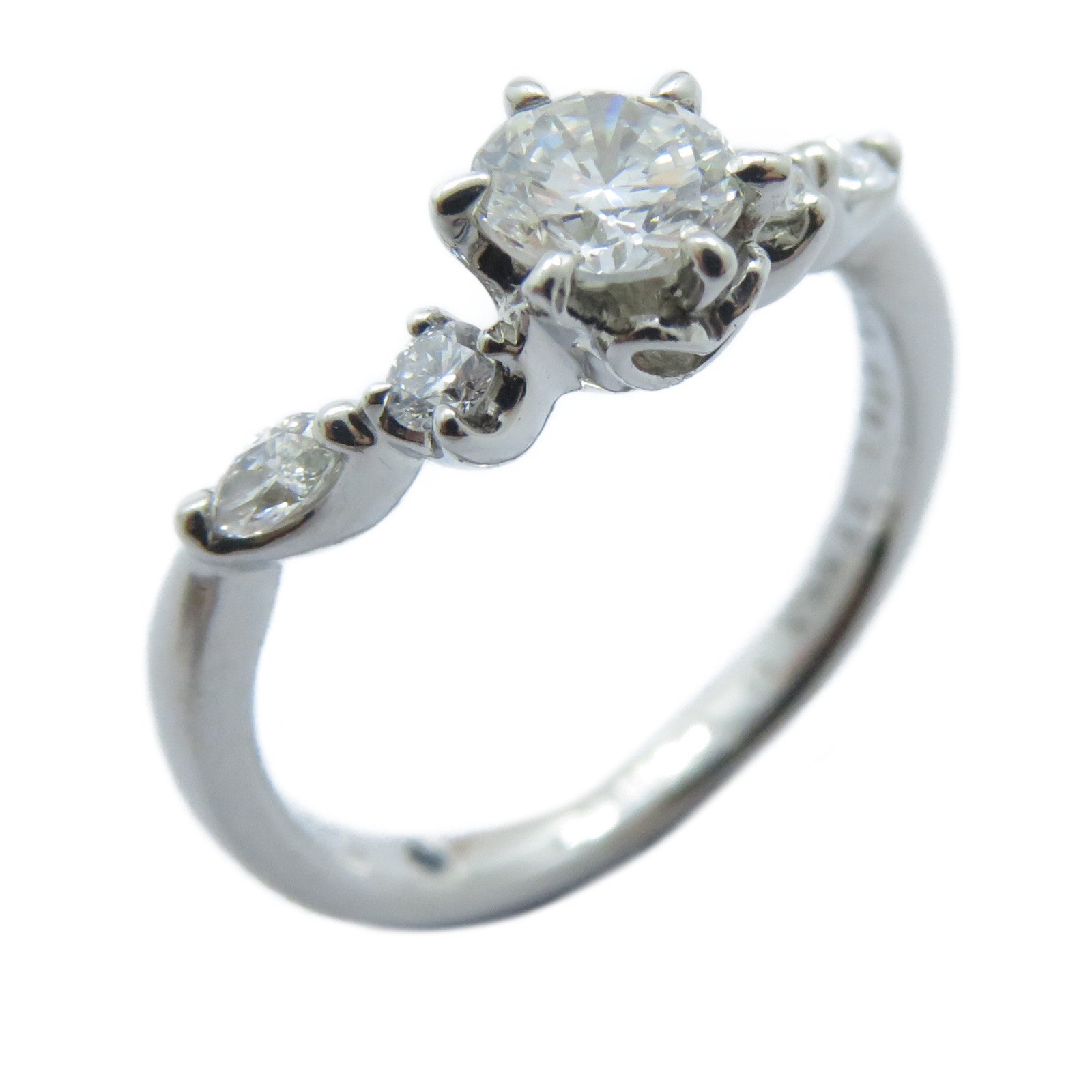 JEWELRY 【激減優惠】PT950鉑金Diamond Ring 0.356ct/0.177ct鑽石戒指US#4.25