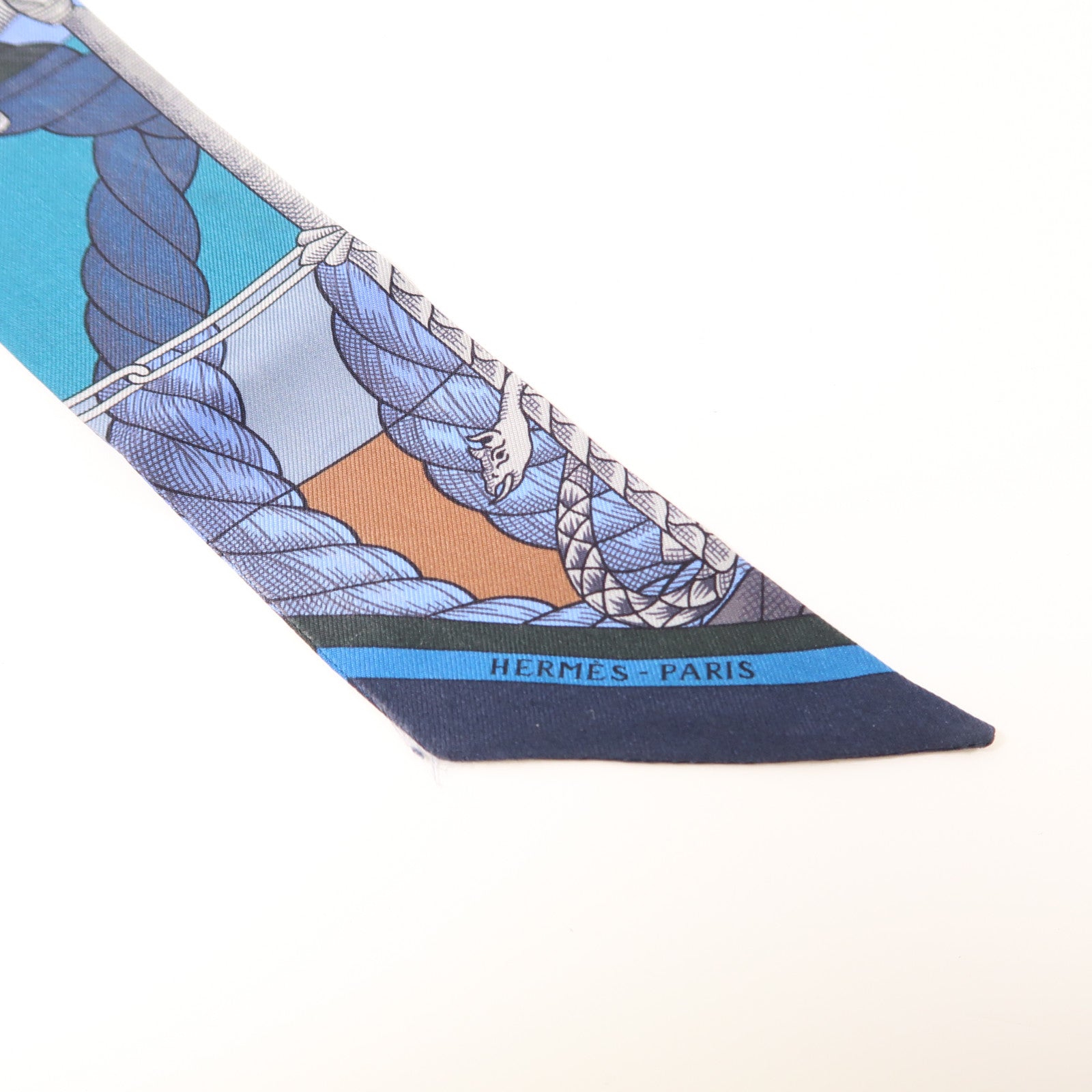 HERMES 絲質Twilly絲巾