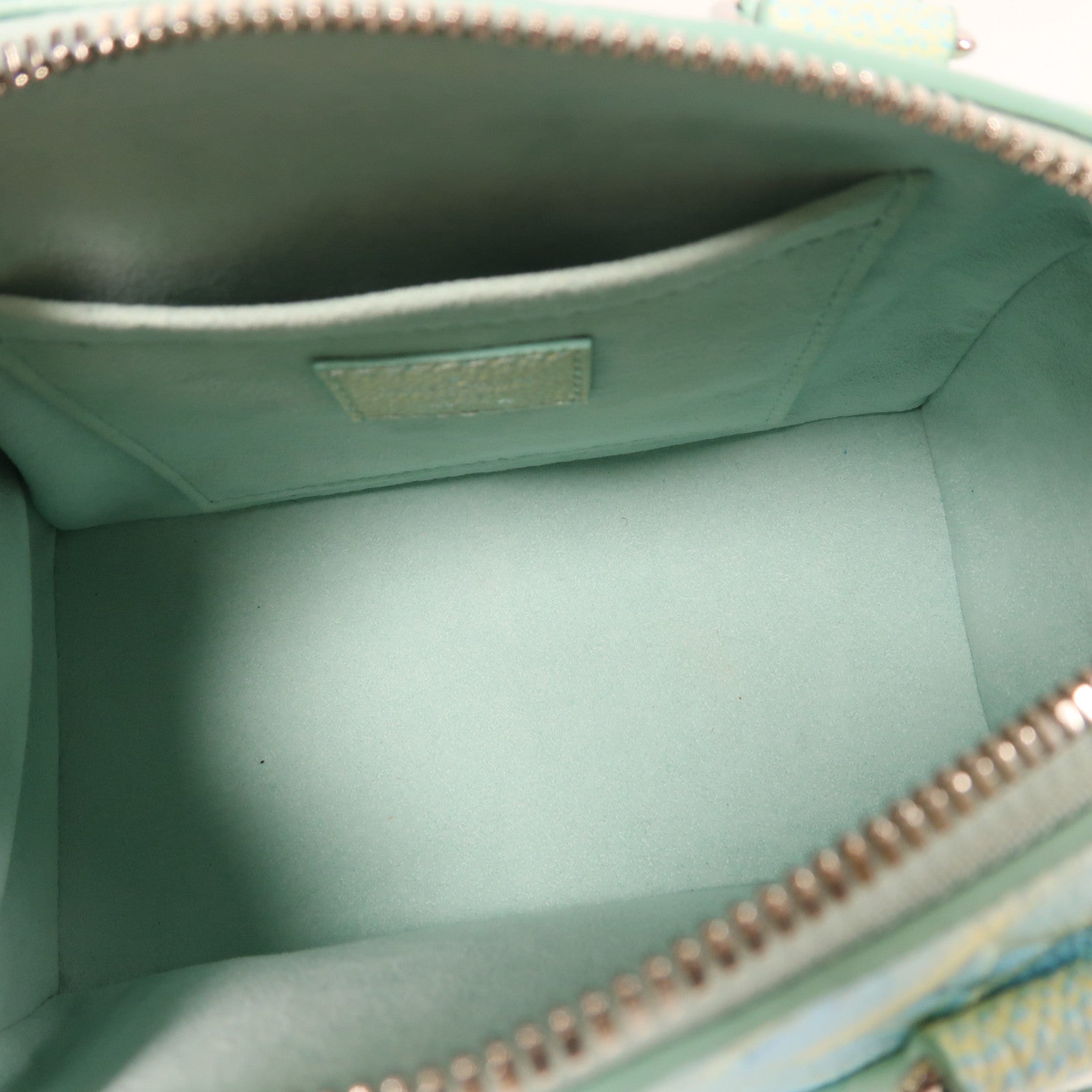 LOUIS VUITTON Monogram Empreinte Nano Speedy銀扣手挽肩背兩用袋