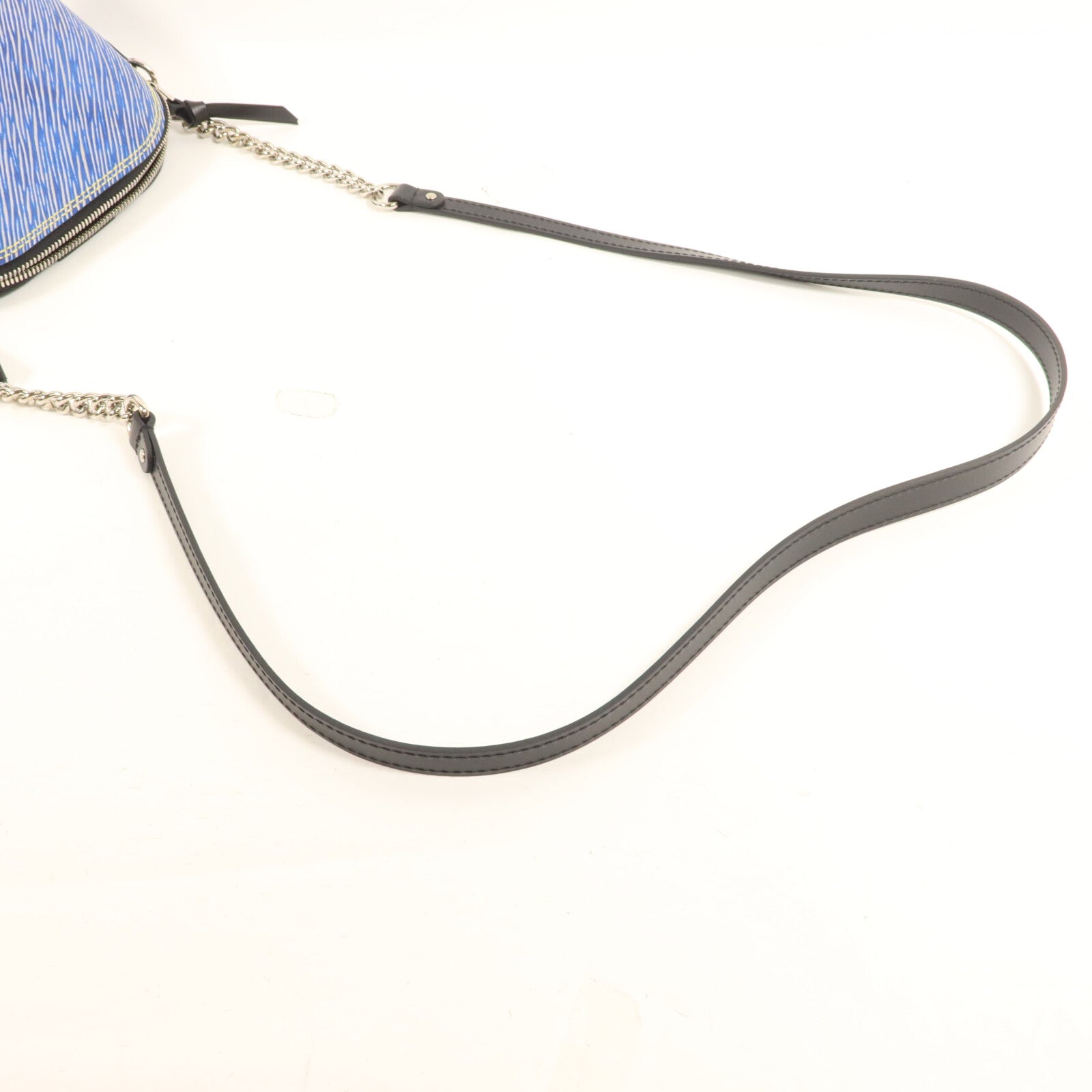 LOUIS VUITTON Epi/Denim Alma Mini鏈帶手挽袋