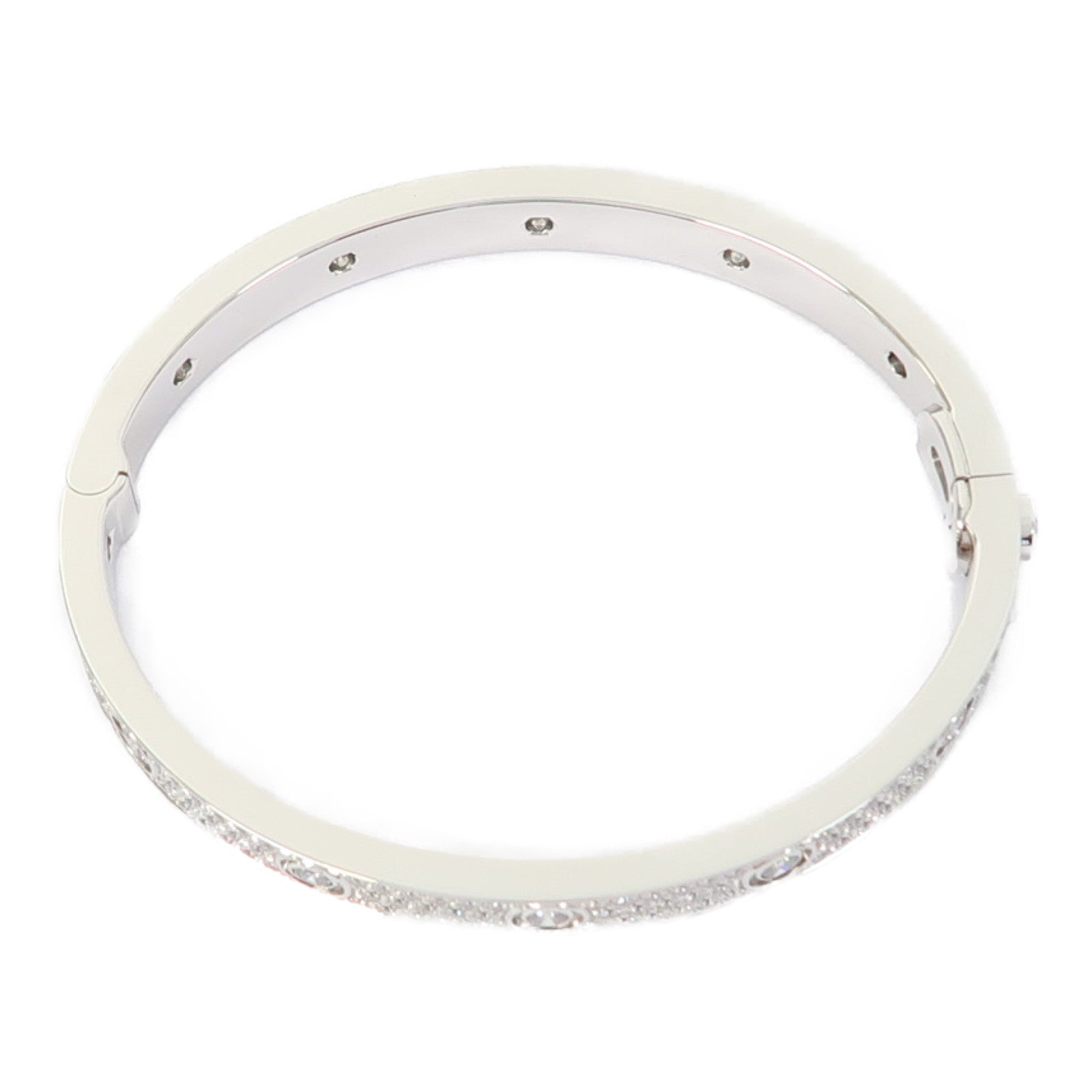 CARTIER 【激減優惠】18K白金Love Bracelet Diamond-Paved手鐲Cartier#17