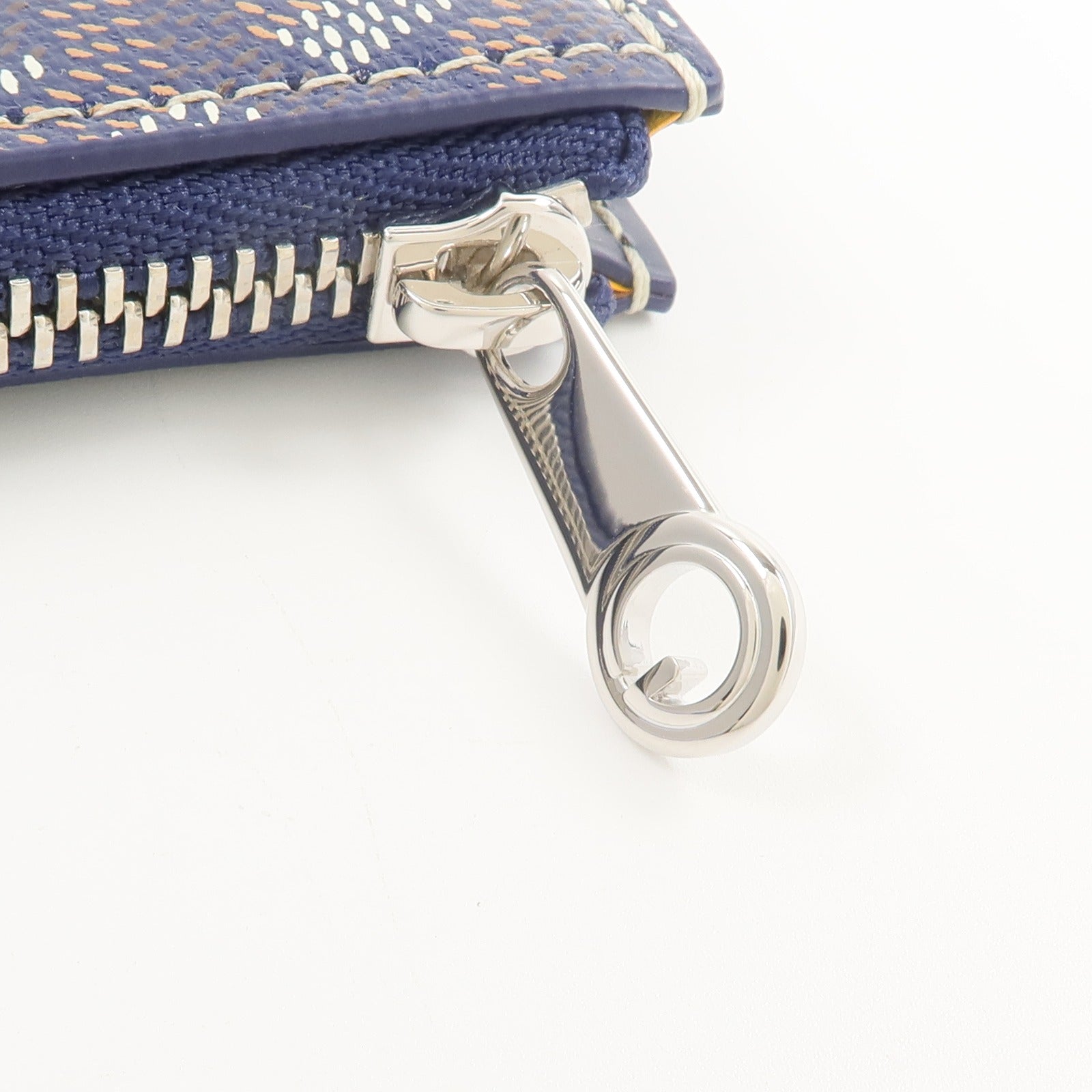 GOYARD 塗層帆布/牛皮皮革Bourbon Zipped卡片套