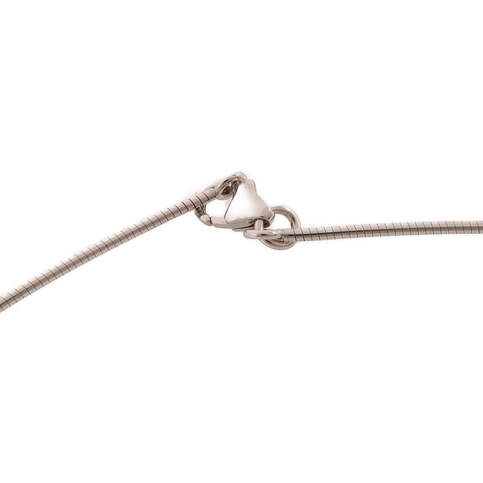 HERMES 金屬Pop H Necklace項鍊白色/銀色