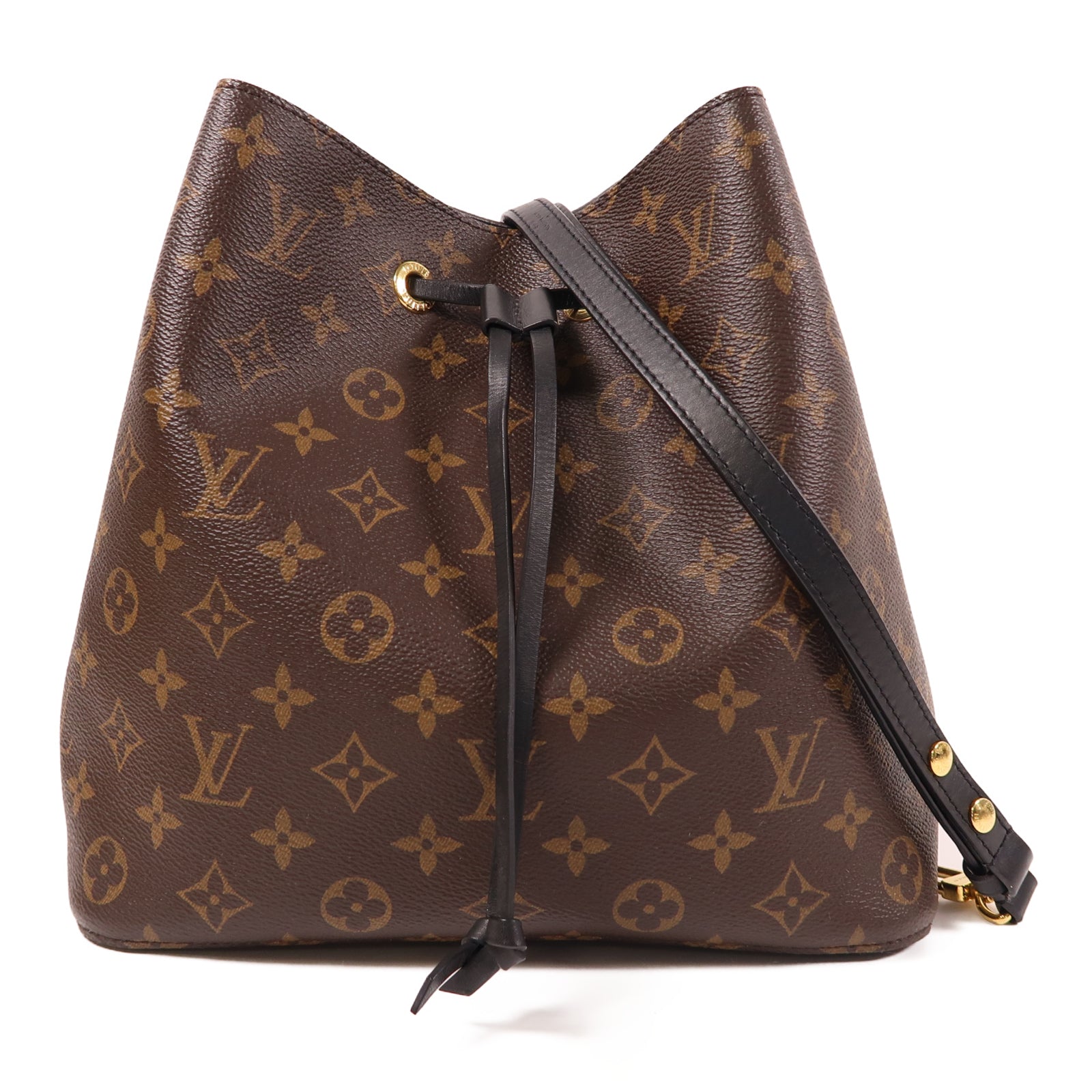 LOUIS VUITTON Monogram Neo Noe金扣肩背袋啡色