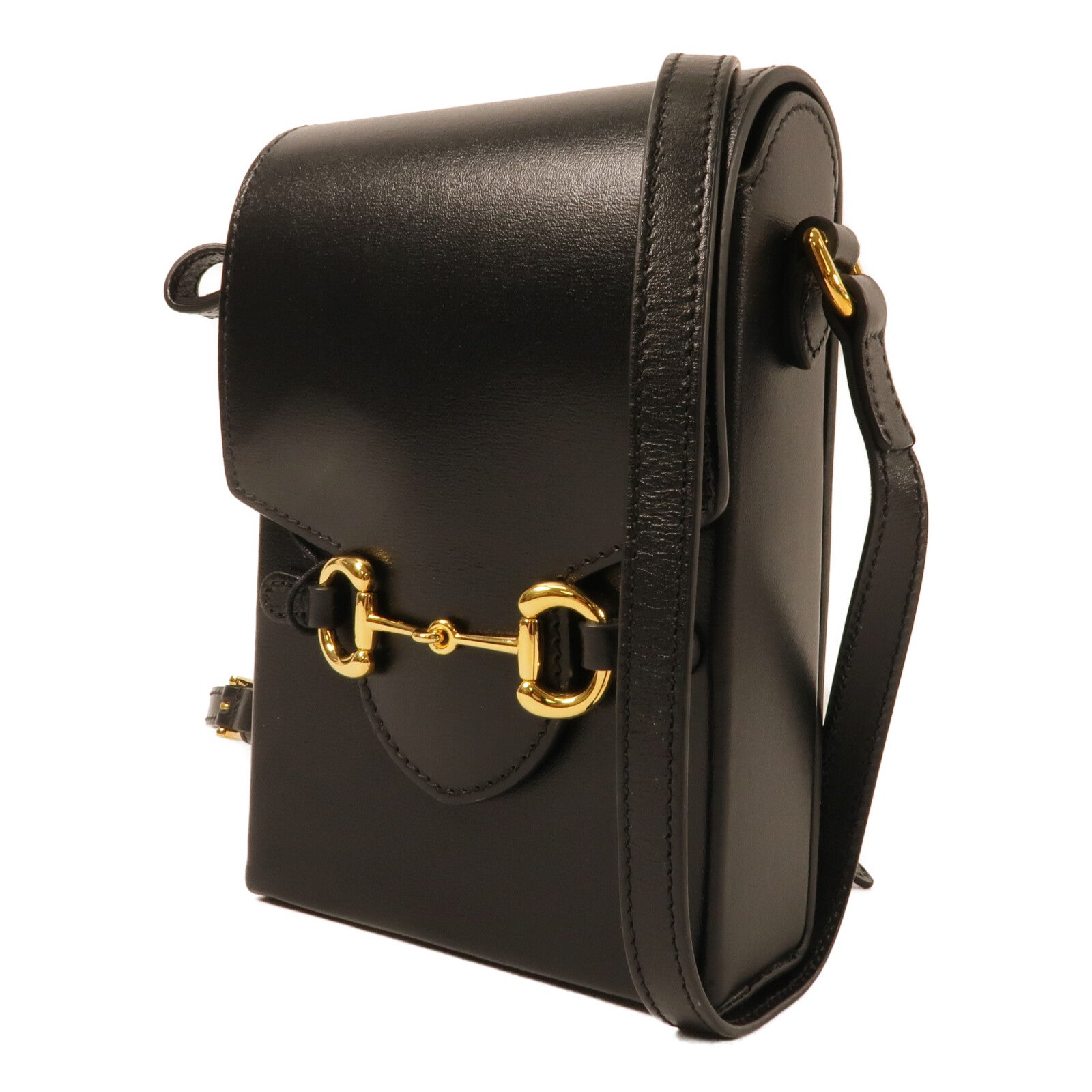 GUCCI 牛皮皮革1955 Horsebit肩背袋