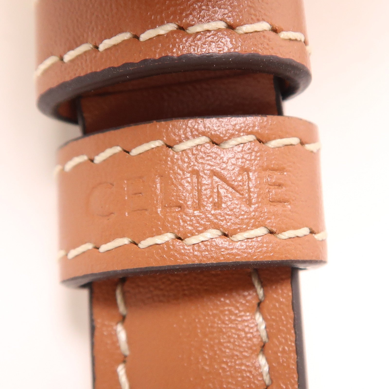 CELINE 塗層帆布Mini Besace金扣肩背袋
