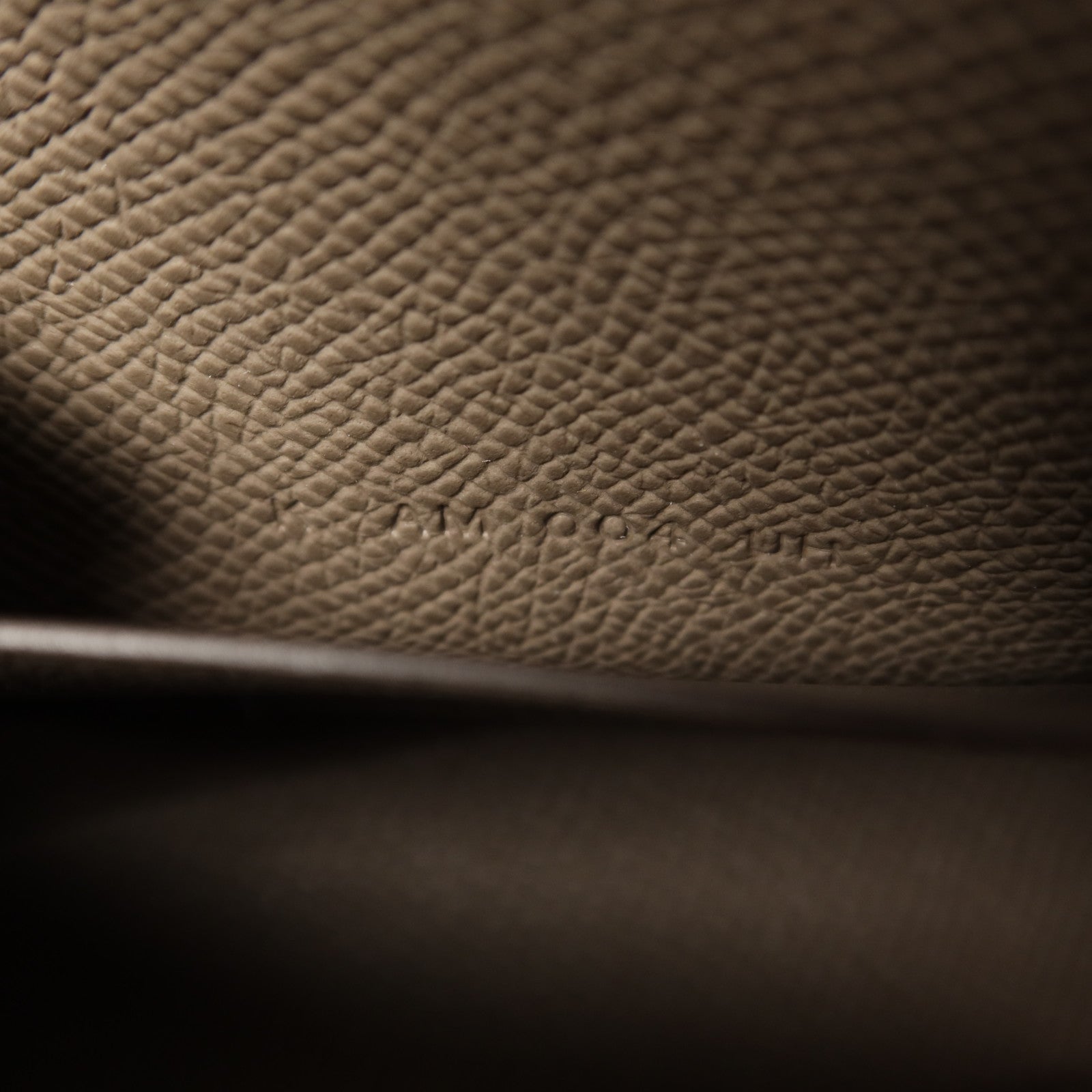 HERMES Epsom皮革Snap Wallet Bag銀扣肩背袋Etain