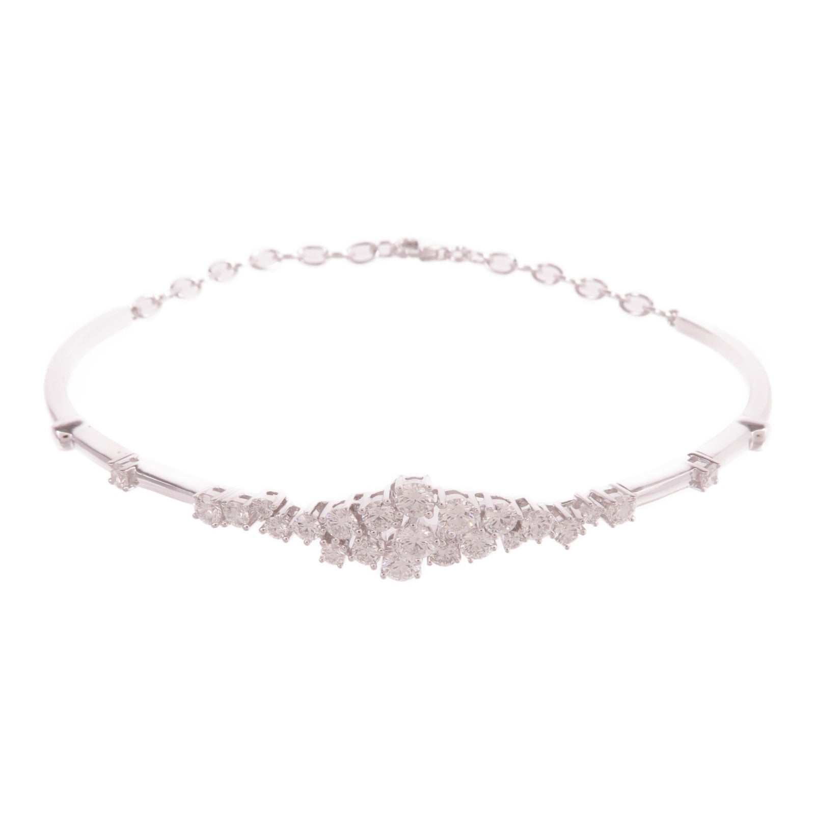 JEWELRY 【激減優惠】18K白金Diamond Bracelet鑽石手鏈
