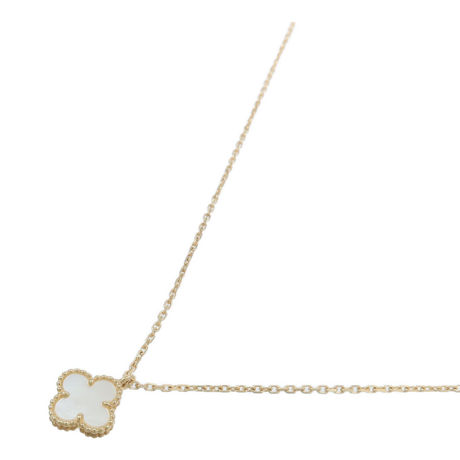 Van Cleef & Arpels 18K黃金/珍珠母貝Sweet Alhambra項鍊