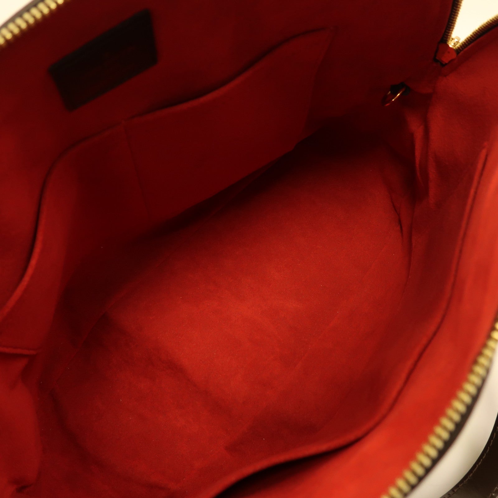 LOUIS VUITTON Damier Salvi金扣手挽肩背兩用袋啡色