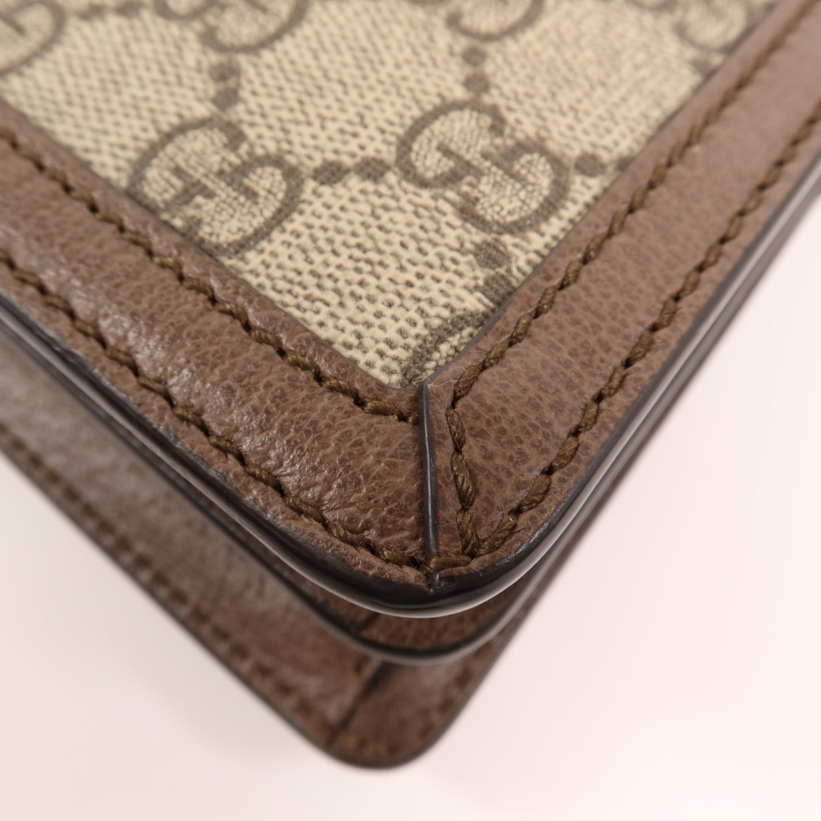 GUCCI 塗層帆布Top Handle金扣手挽肩背兩用袋