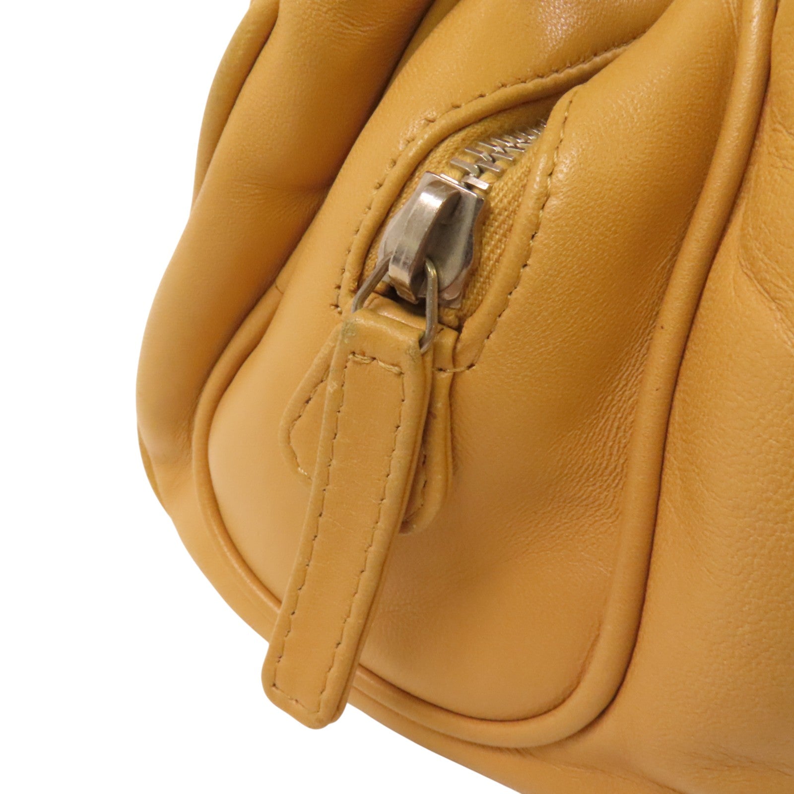 CHANEL 牛皮皮革Chain Shoulder銀扣鏈帶肩背袋