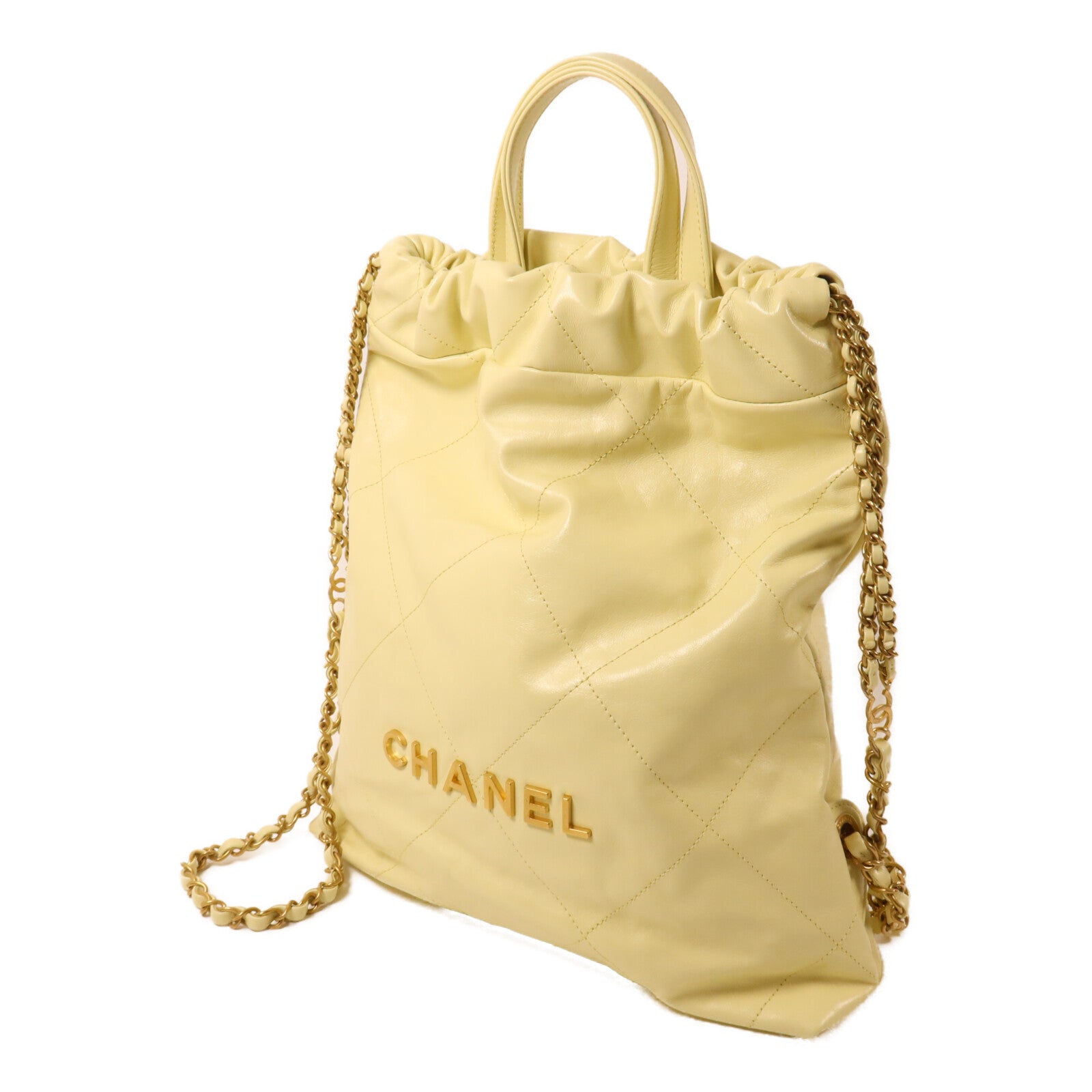 CHANEL 牛皮皮革Chanel 22鏈帶背包