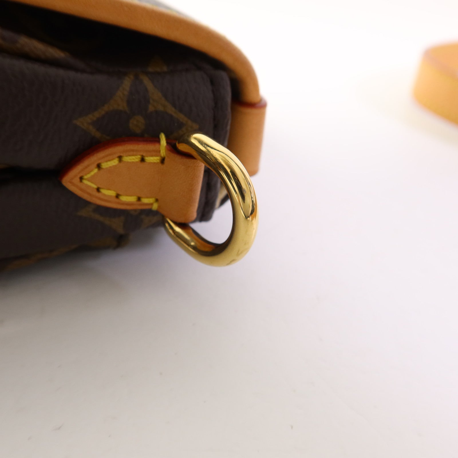 LOUIS VUITTON Monogram Saumur BB金扣手挽肩背兩用袋