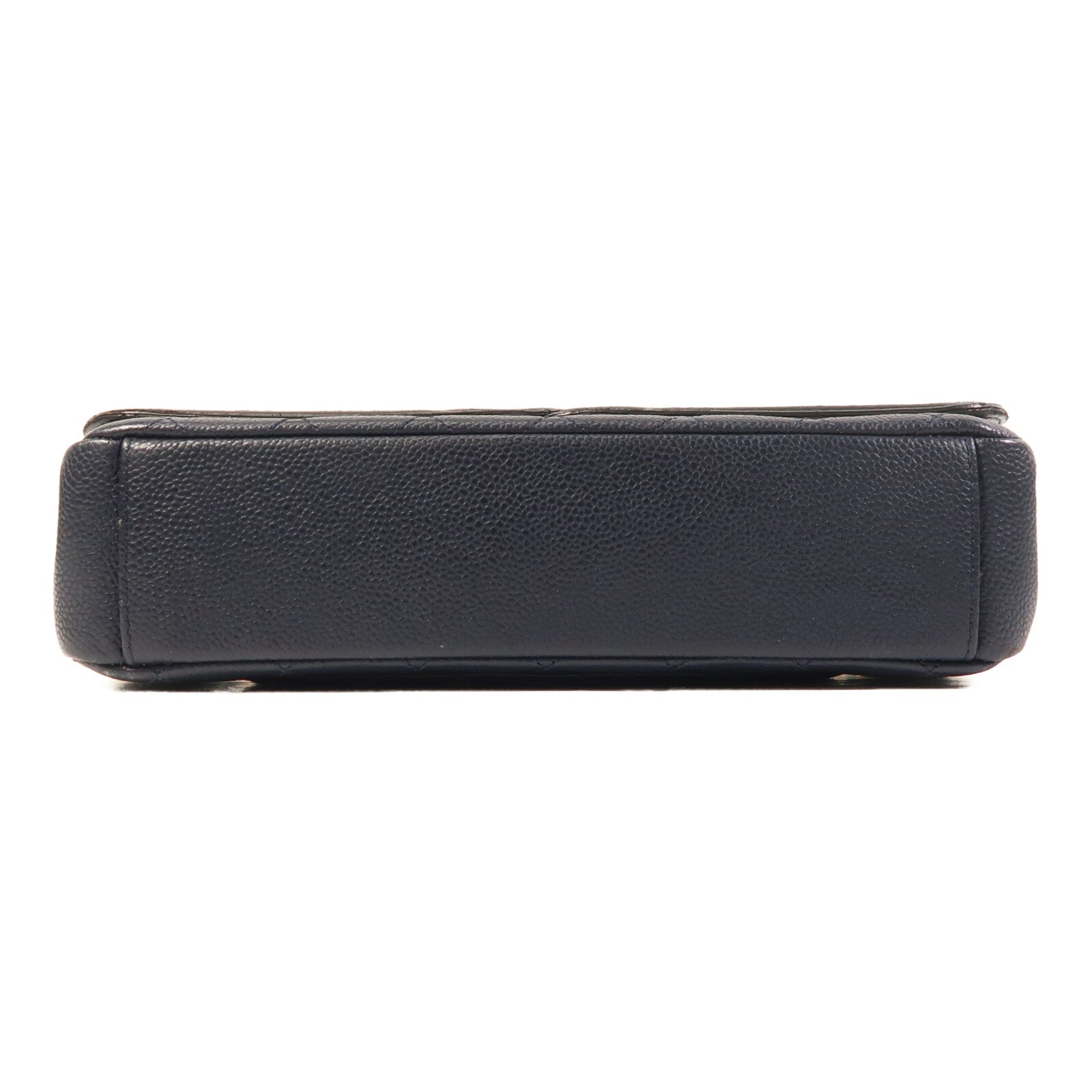 CHANEL 牛皮皮革Filigree Flap金扣鏈帶肩背袋