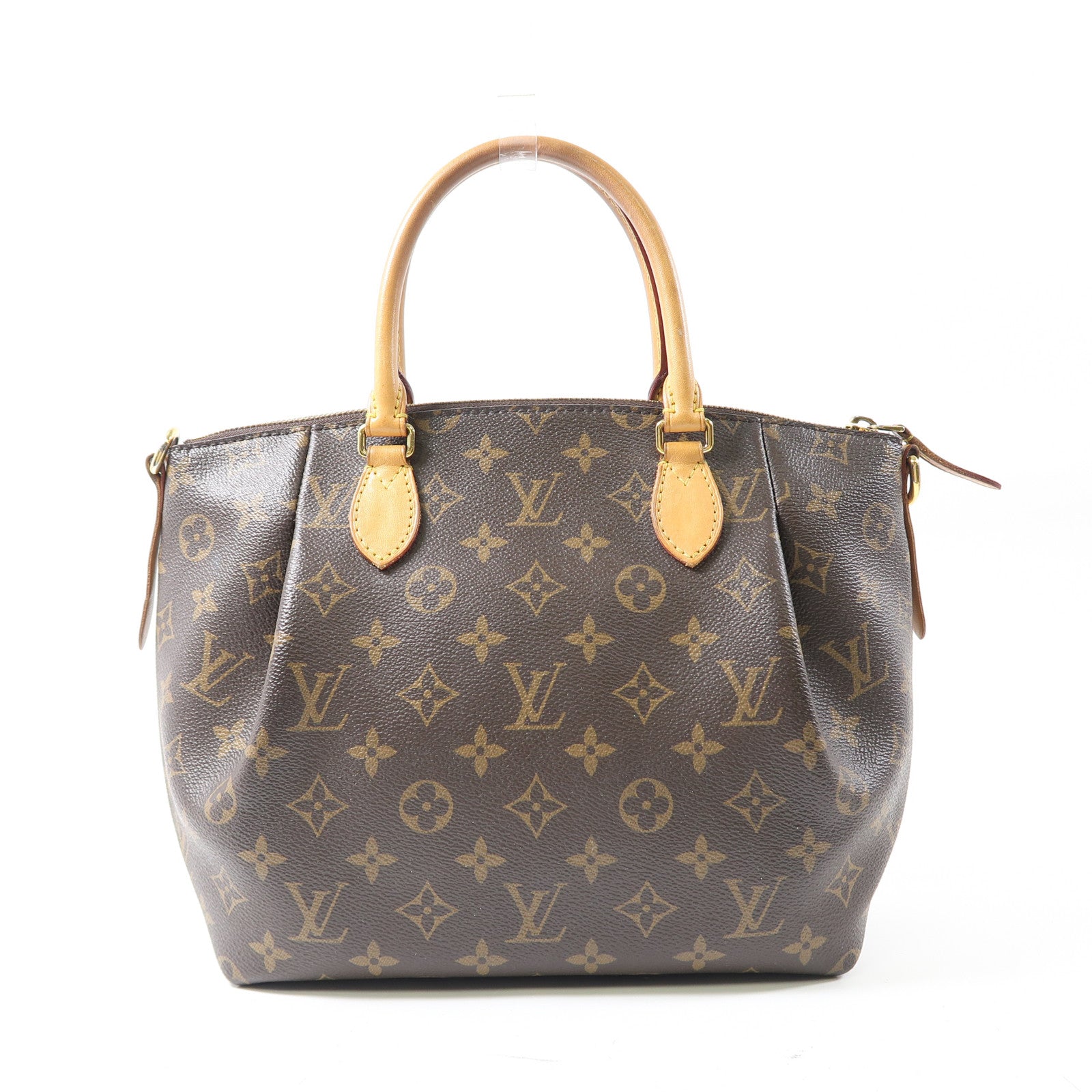 LOUIS VUITTON Monogram Turen金扣手挽肩背兩用袋啡色