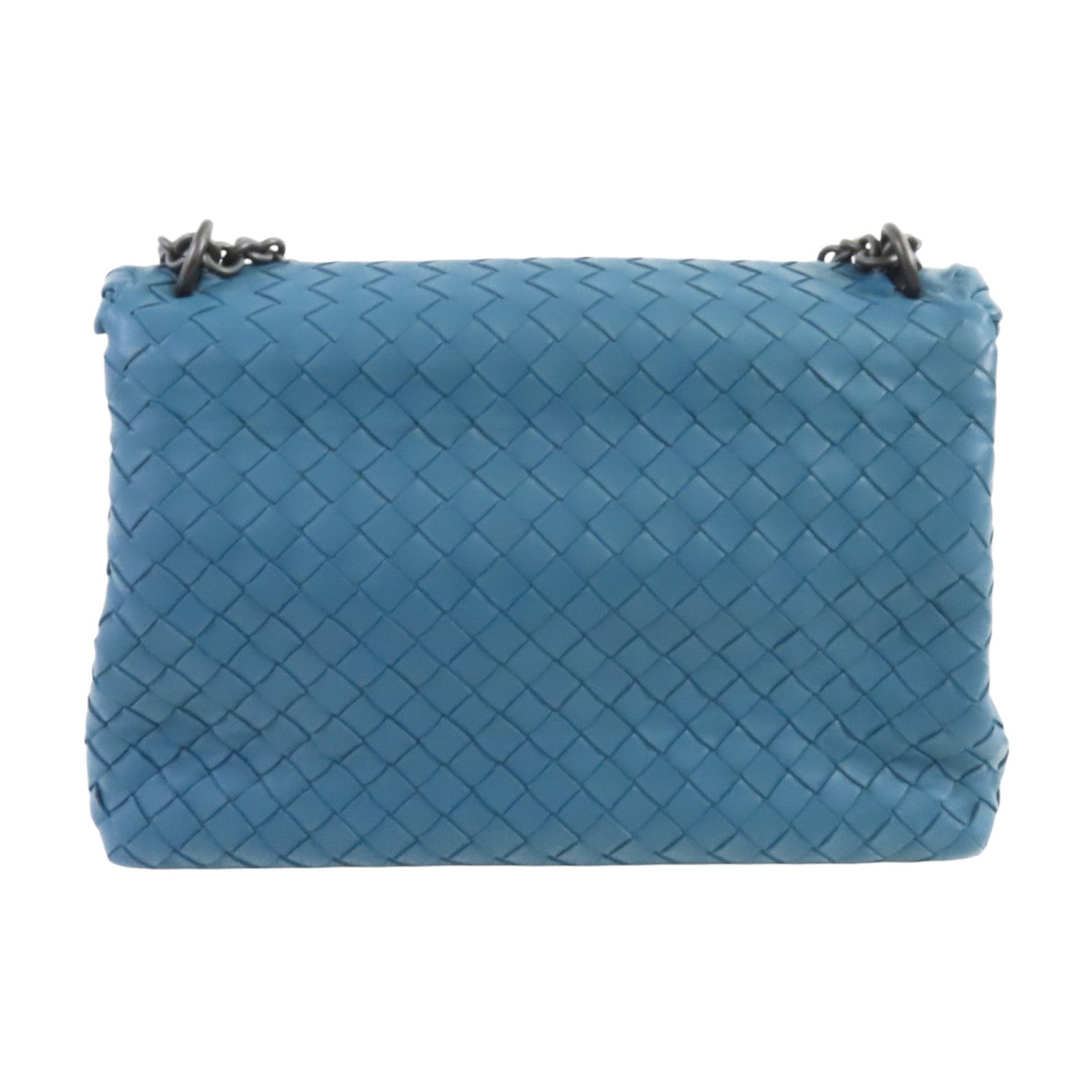 BOTTEGA VENETA 織紋皮革Olimpia鏈帶肩背袋