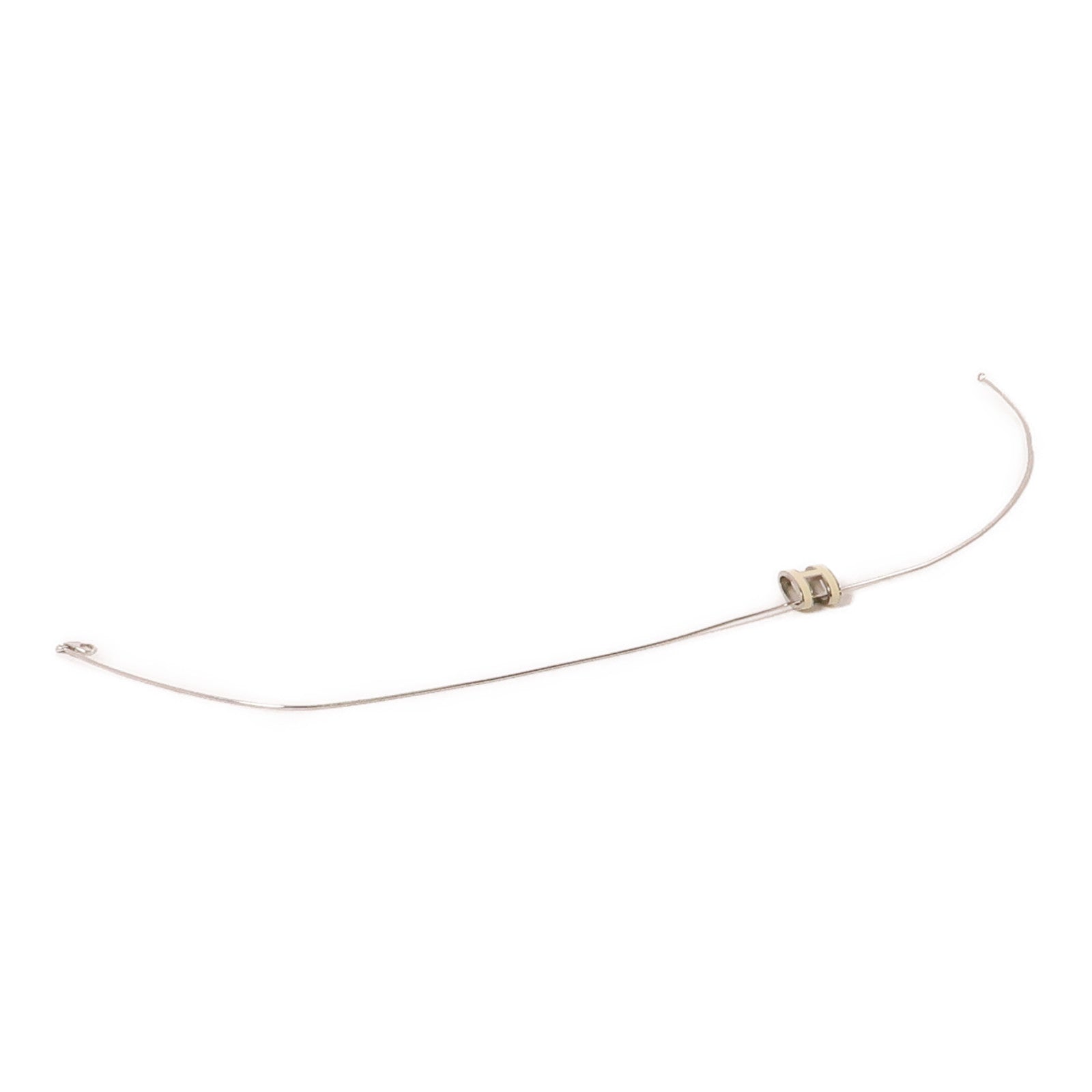 HERMES 金屬Pop H Necklace項鍊白色/銀色
