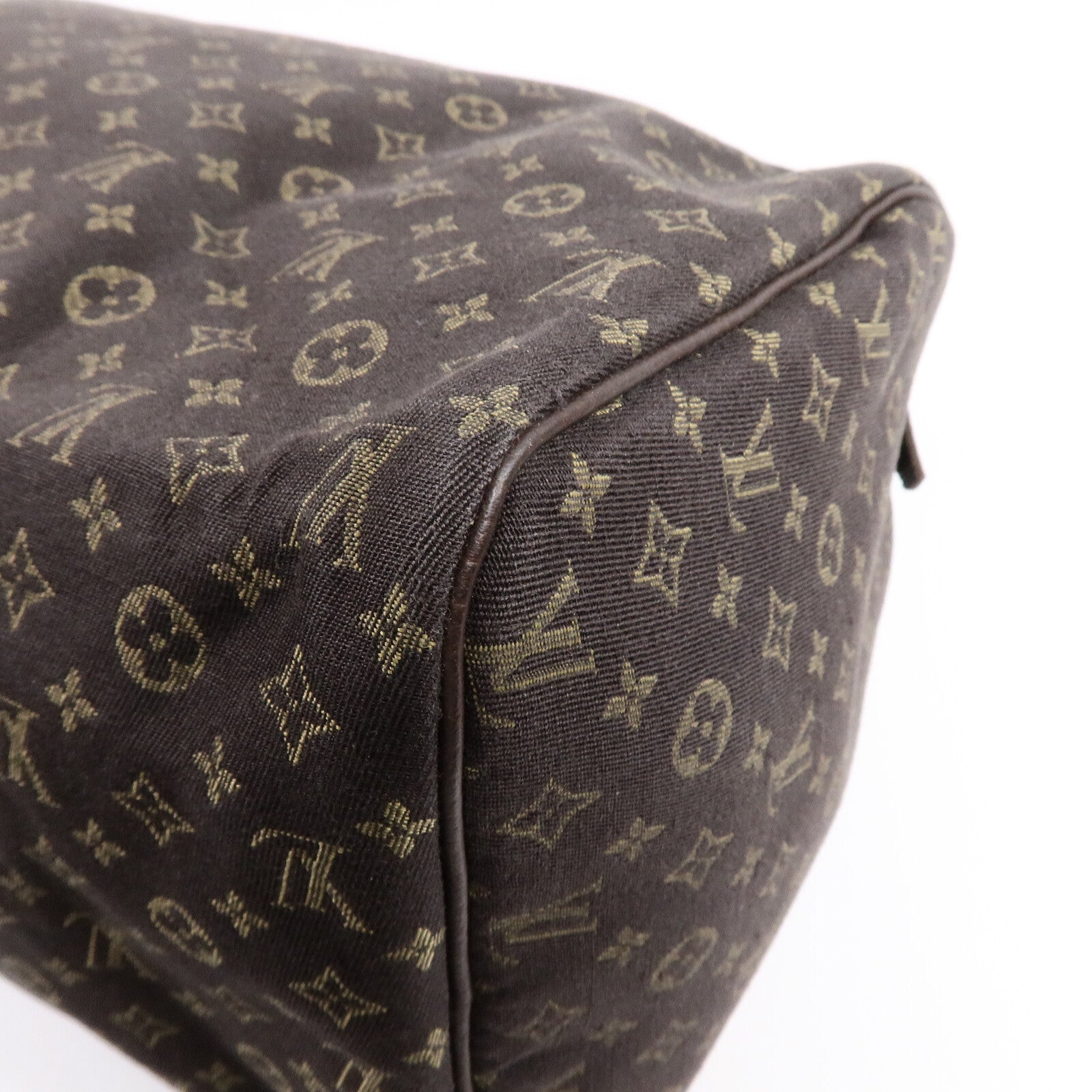 LOUIS VUITTON Monogram Mini Lin Speedy 30手挽袋