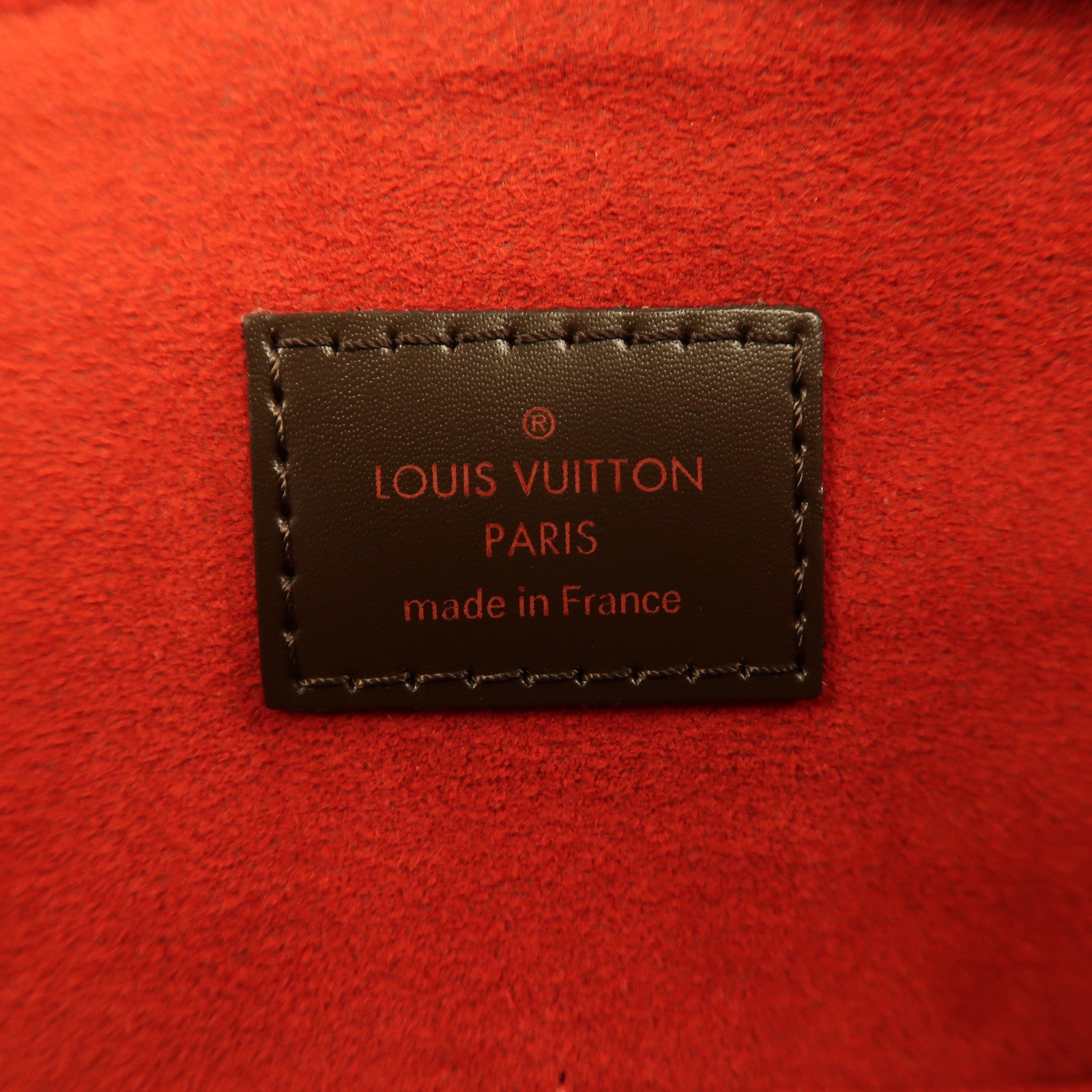 LOUIS VUITTON Damier Salvi金扣手挽肩背兩用袋啡色