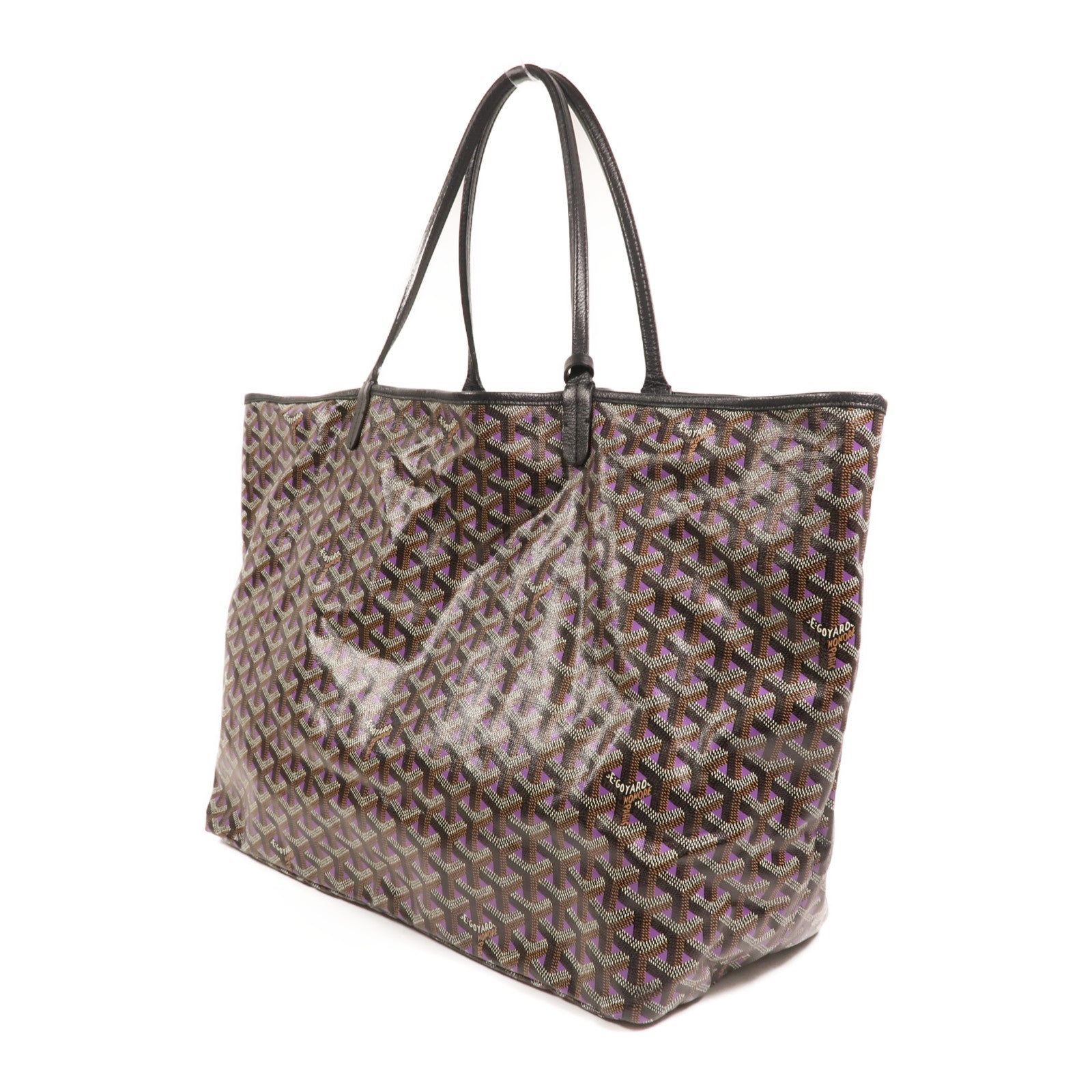 GOYARD 塗層帆布Saint Louis GM銀扣肩背袋