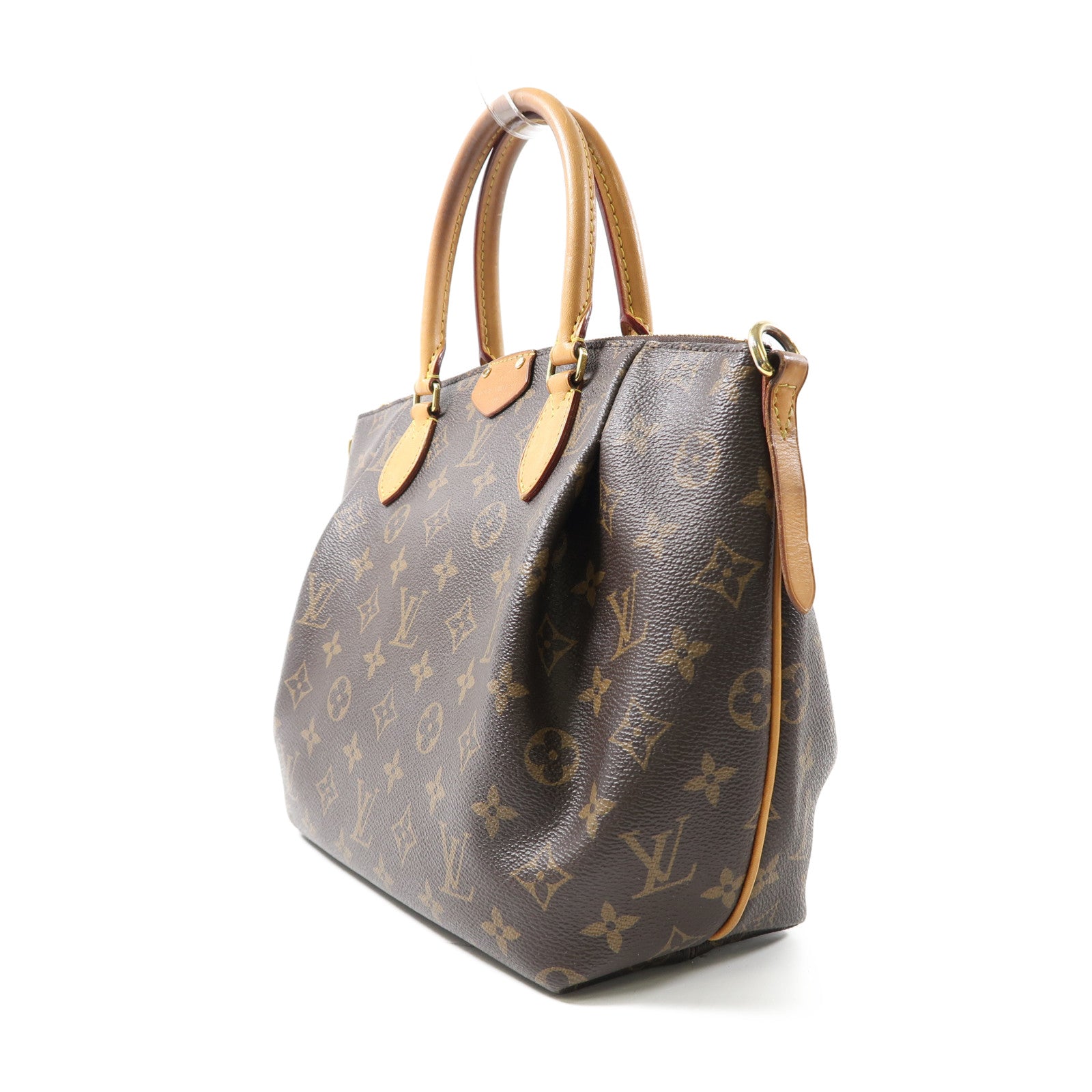 LOUIS VUITTON Monogram Turen金扣手挽肩背兩用袋啡色