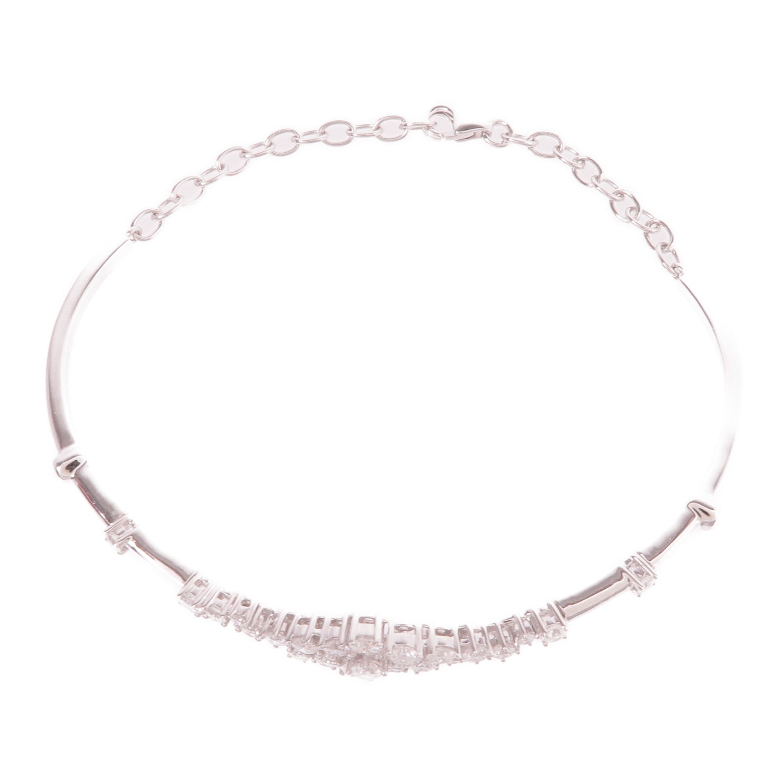 JEWELRY 【激減優惠】18K白金Diamond Bracelet鑽石手鏈