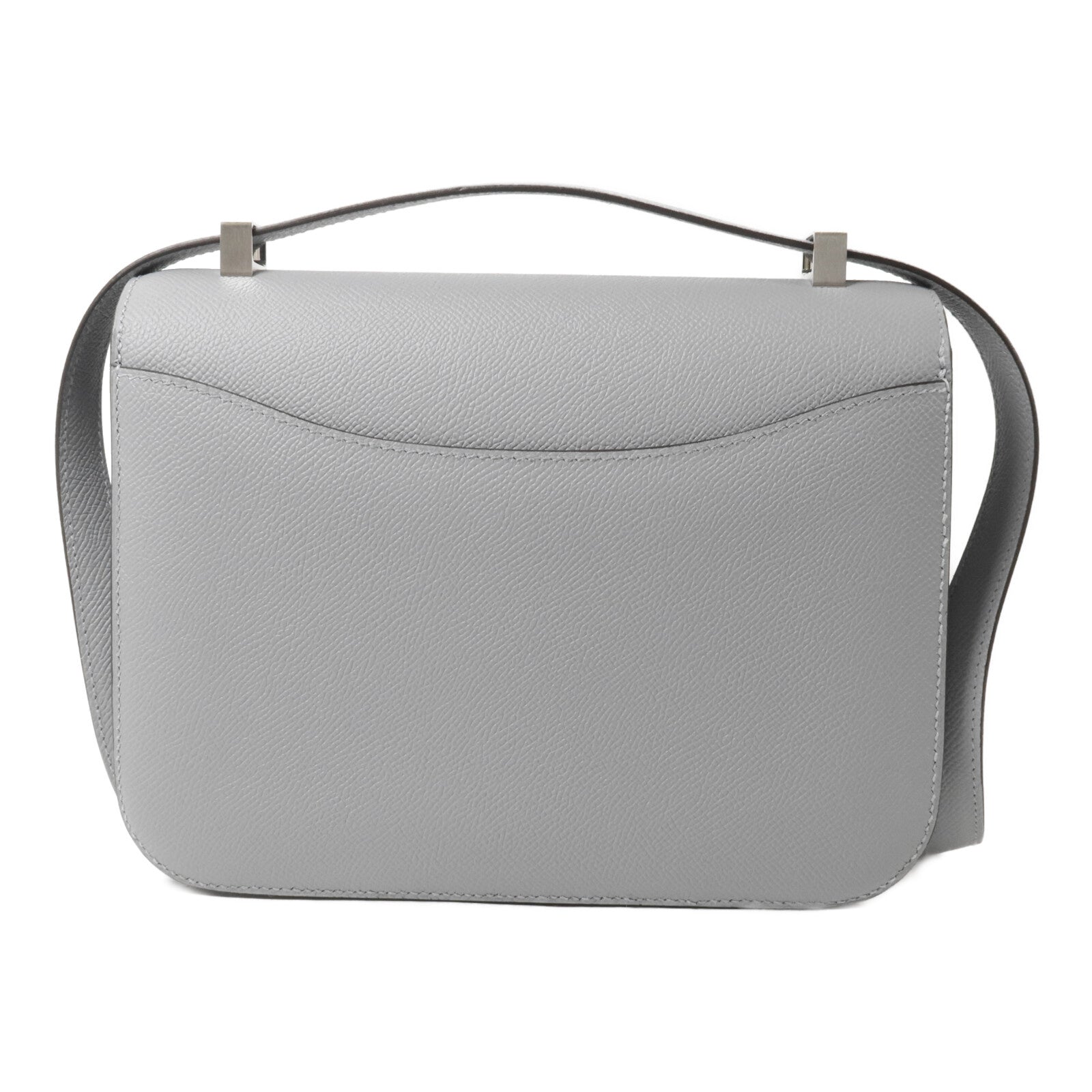HERMES Epsom皮革Constance 24肩背袋Gris Pantin