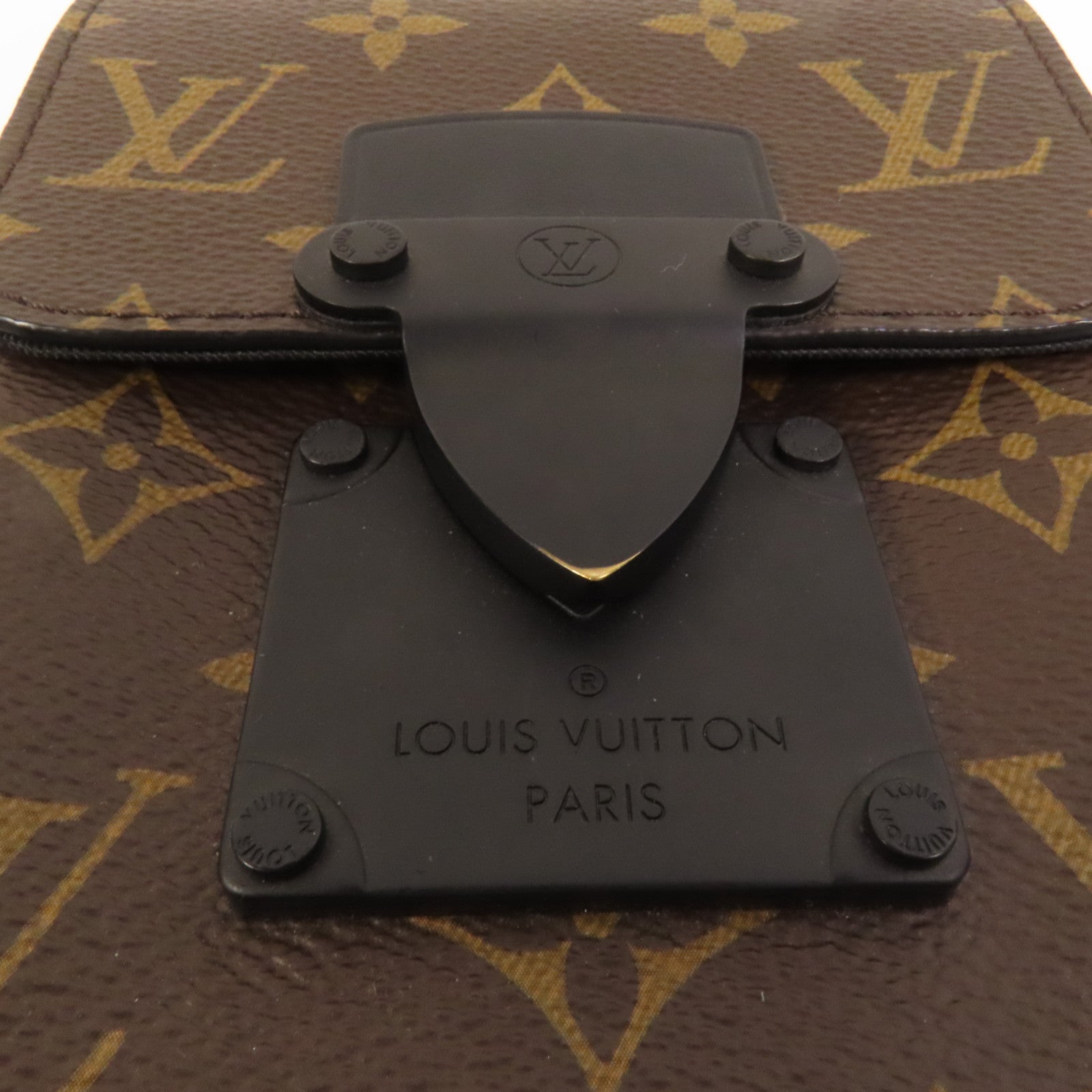 LOUIS VUITTON 【激減優惠】Monogram Macassar S-Lock肩背袋