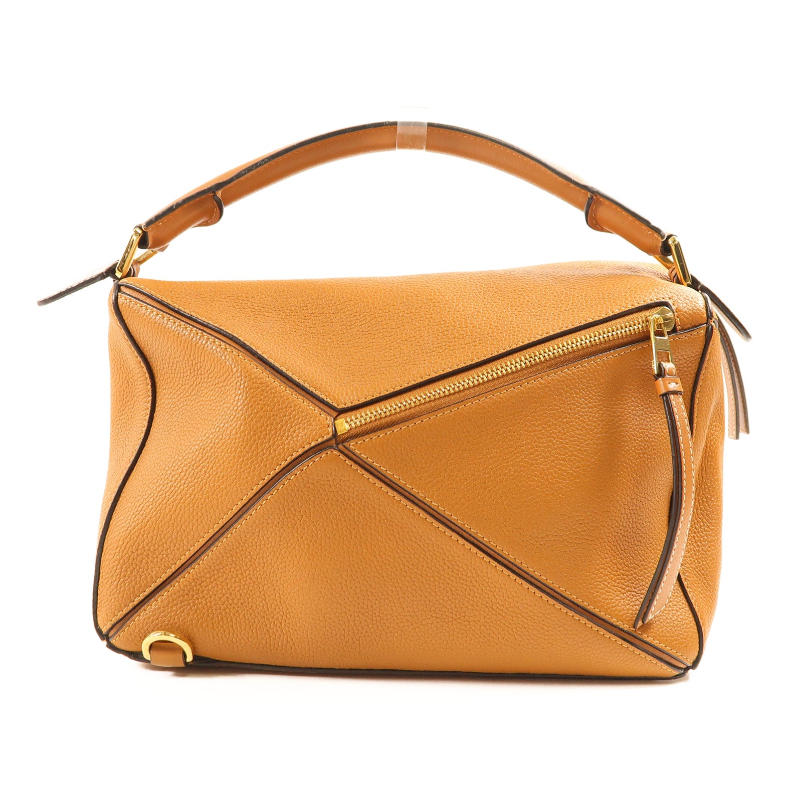 LOEWE 牛皮皮革Puzzle Medium金扣手挽肩背兩用袋