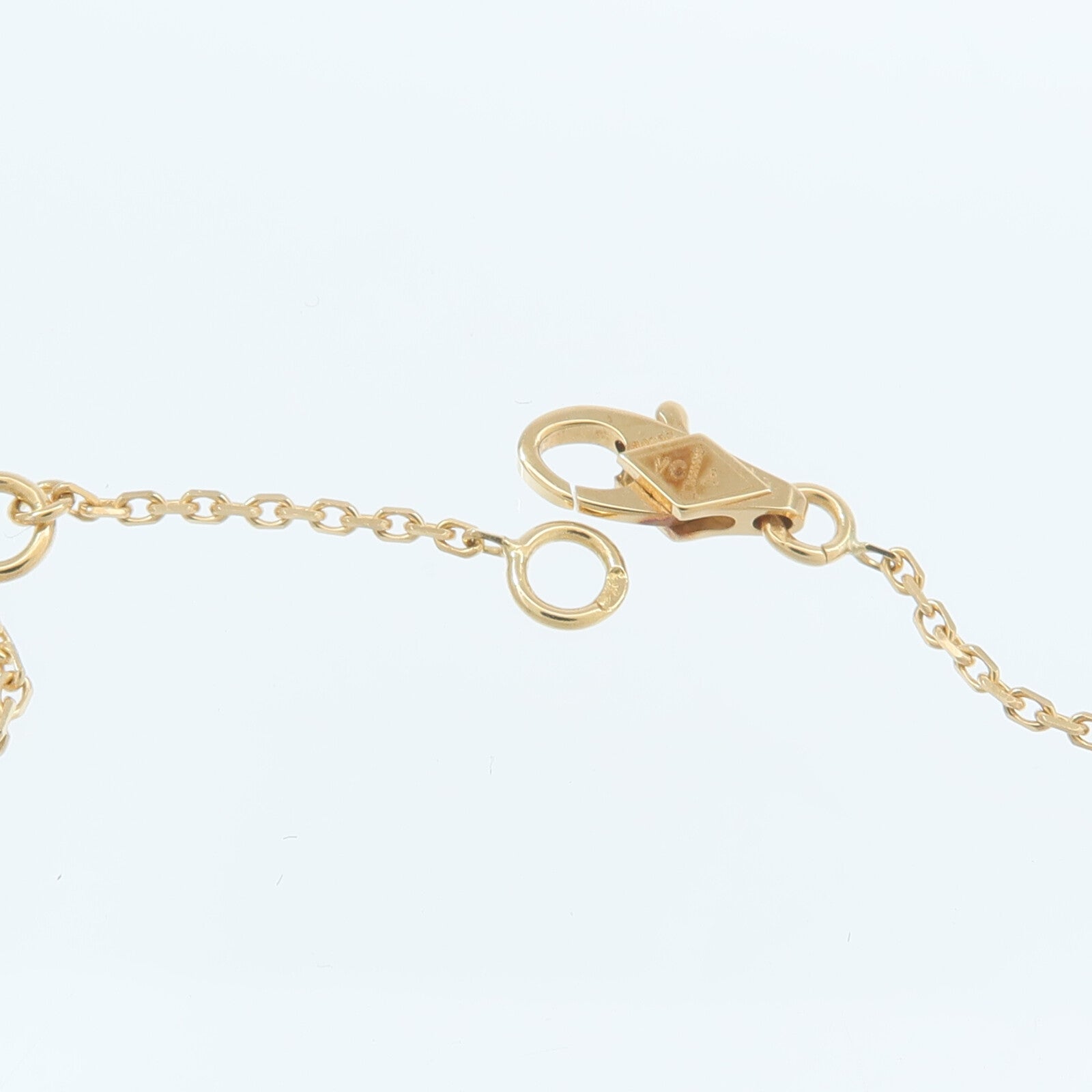 Van Cleef & Arpels 18K黃金/珍珠母貝Sweet Alhambra項鍊