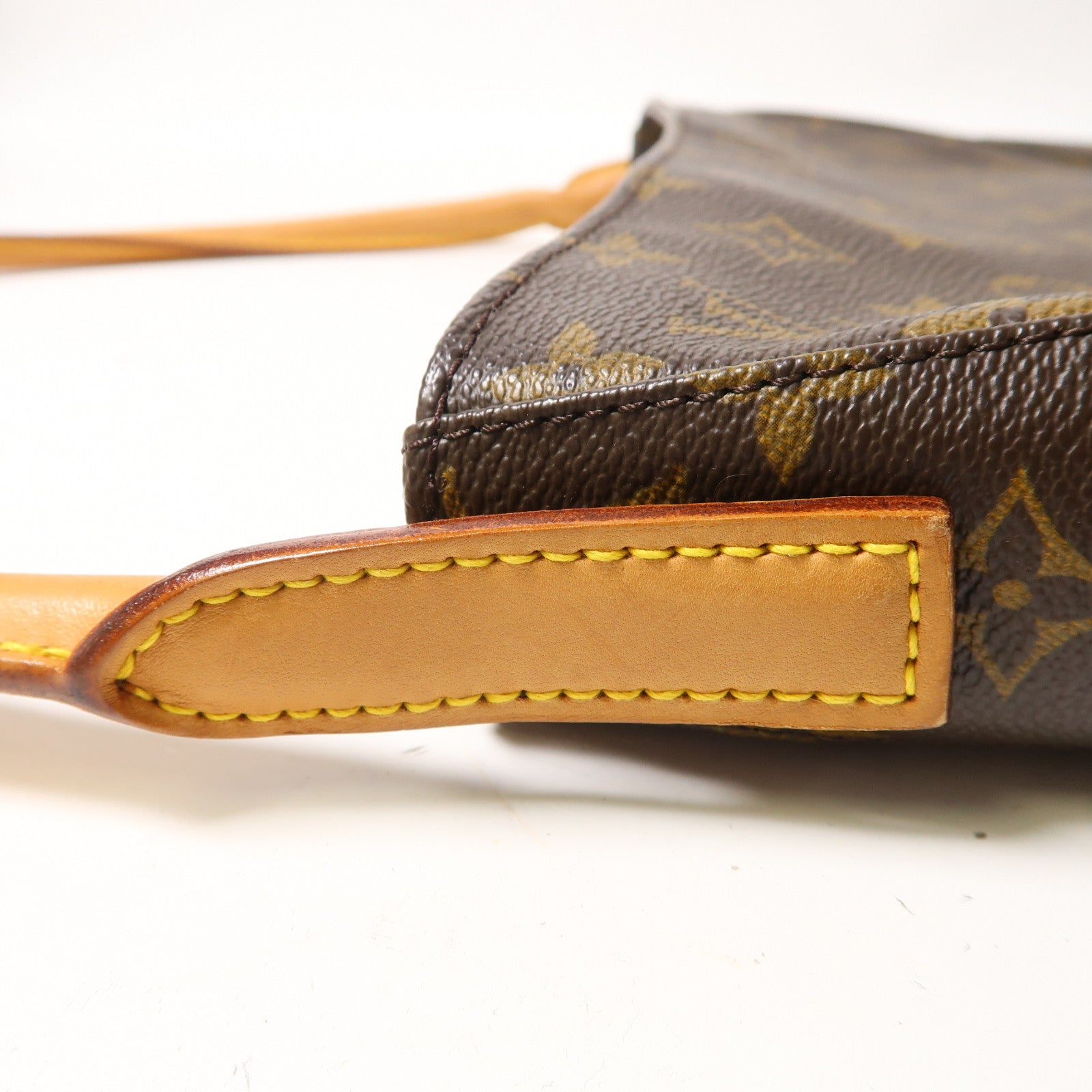 LOUIS VUITTON Monogram Looping GM金扣肩背袋啡色