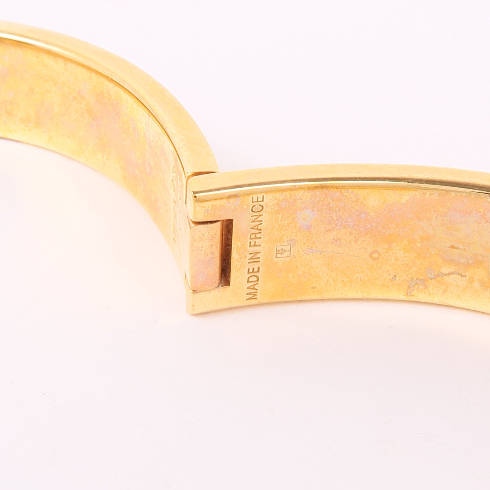 HERMES 金屬/琺瑯Clic Anneau Bracelet手鐲