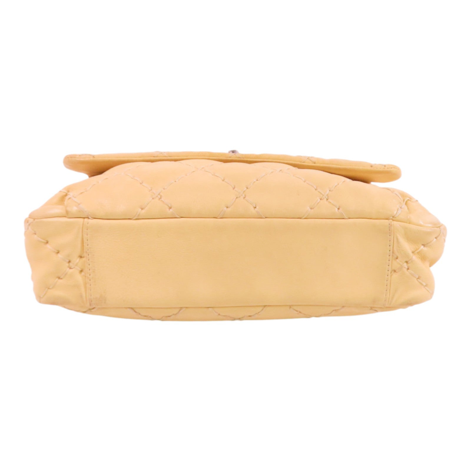 CHANEL 牛皮皮革Chain Shoulder銀扣鏈帶肩背袋