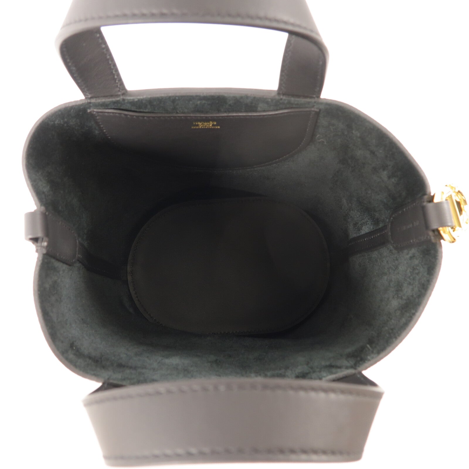 HERMES Clemence皮革In The Loop 18手挽袋Noir